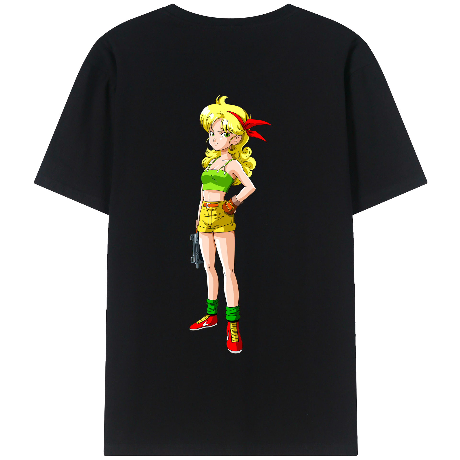 （画像用） ドラゴンボール DRAGON BALL レディース半袖Tシャツ(バックプリント)
