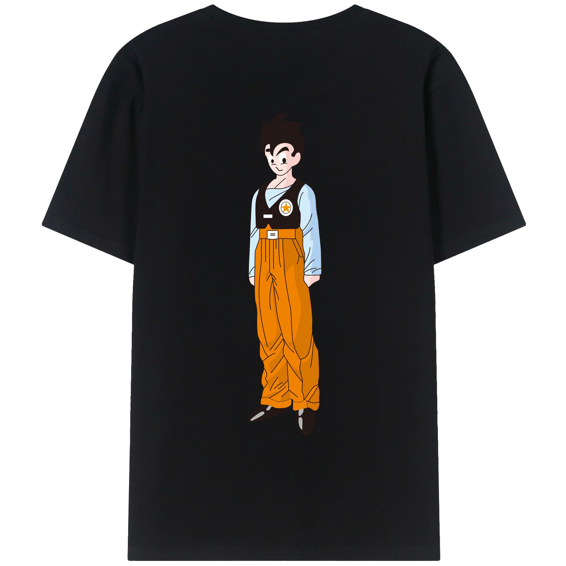 （画像用） ドラゴンボール DRAGON BALL レディース半袖Tシャツ(バックプリント)