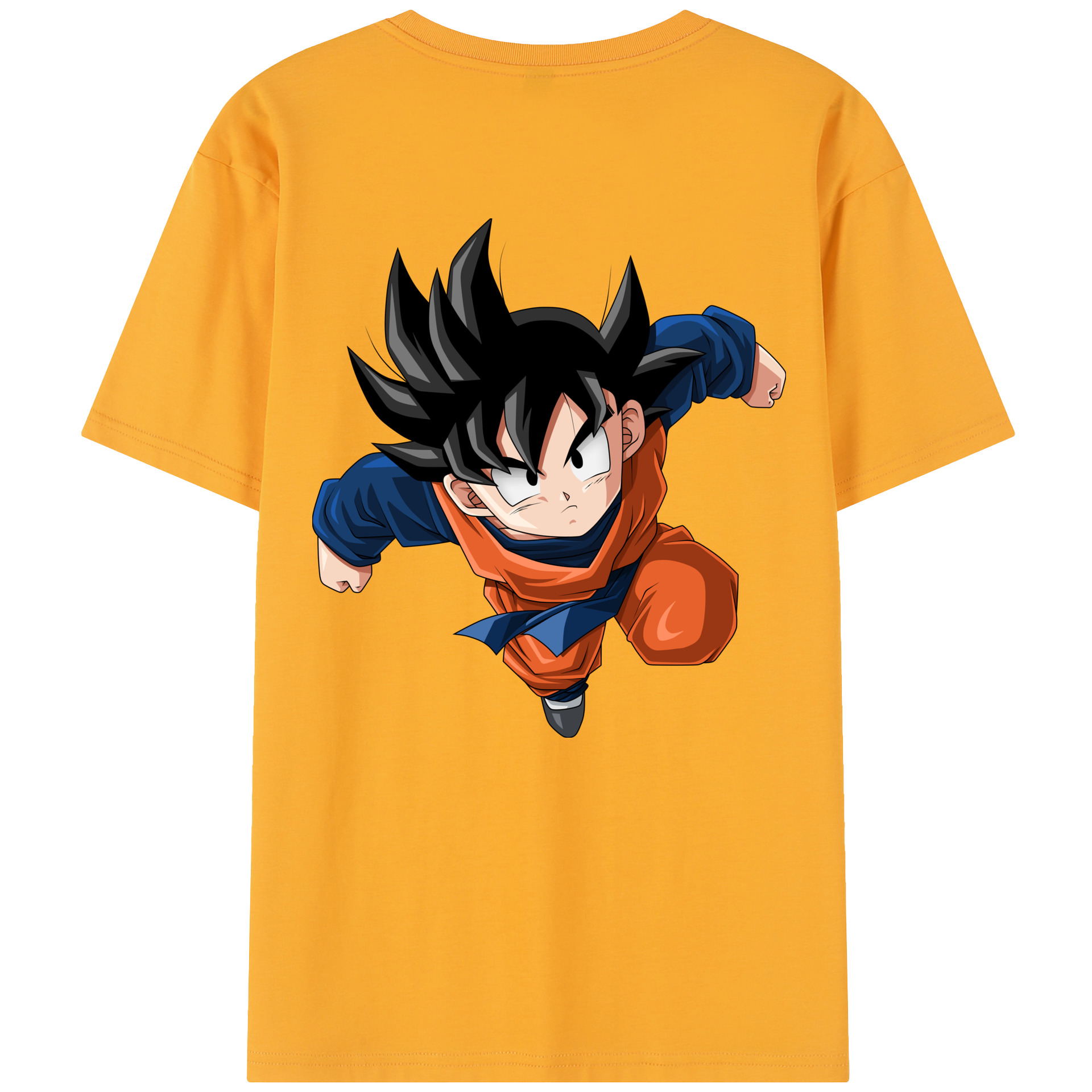 （画像用） ドラゴンボール 孫悟空（そん ごくう）Son Goku カカロット DRAGON BALL Kakarotto レディース半袖Tシャツ(バックプリント)