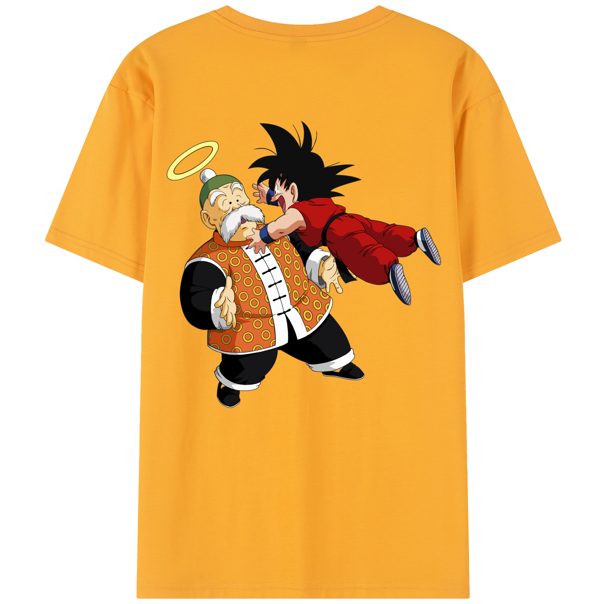 （画像用） ドラゴンボール 孫悟空（そん ごくう）Son Goku カカロット DRAGON BALL Kakarotto レディース半袖Tシャツ(バックプリント)