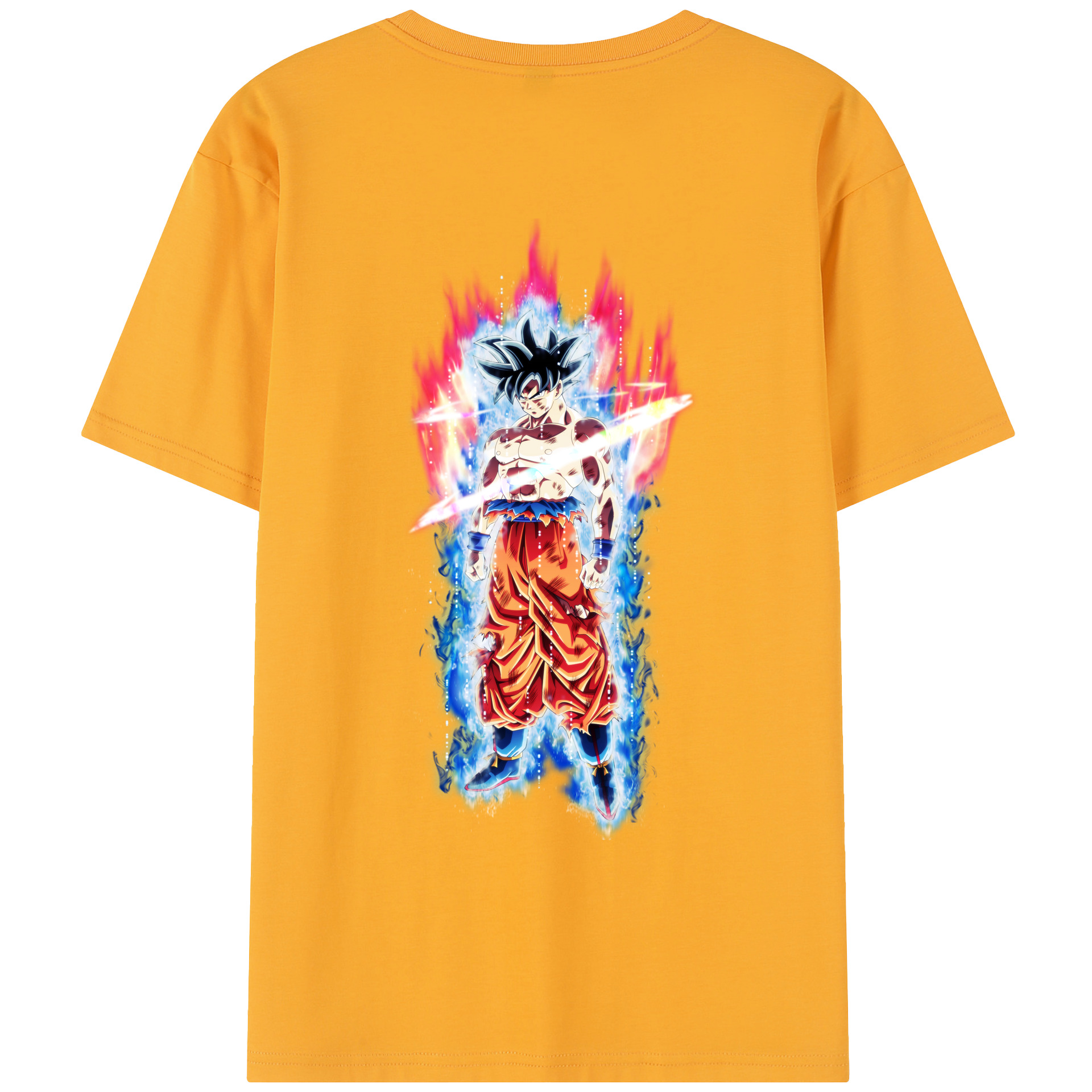 （画像用） ドラゴンボール 孫悟空（そん ごくう）Son Goku カカロット DRAGON BALL Kakarotto レディース半袖Tシャツ(バックプリント)