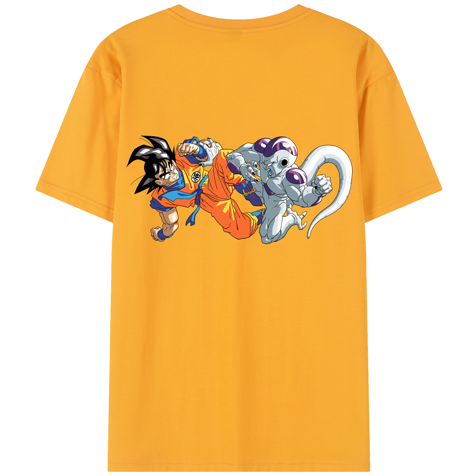 （画像用） ドラゴンボール 孫悟空（そん ごくう）Son Goku カカロット DRAGON BALL Kakarotto レディース半袖Tシャツ(バックプリント)