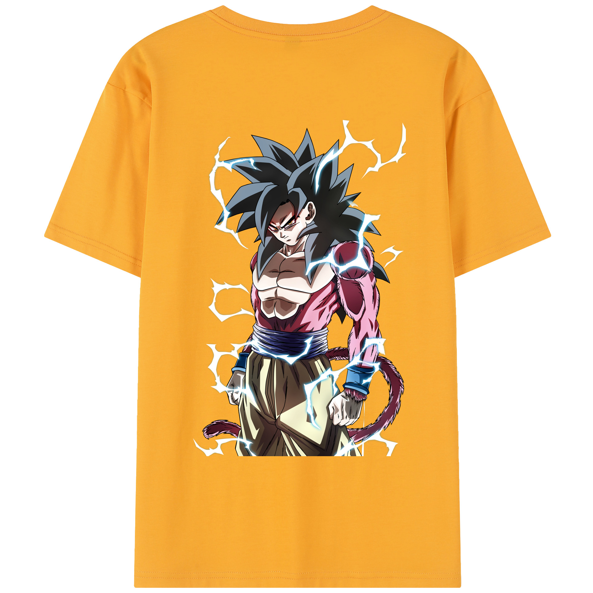 （画像用） ドラゴンボール 孫悟空（そん ごくう）Son Goku カカロット DRAGON BALL Kakarotto レディース半袖Tシャツ(バックプリント)