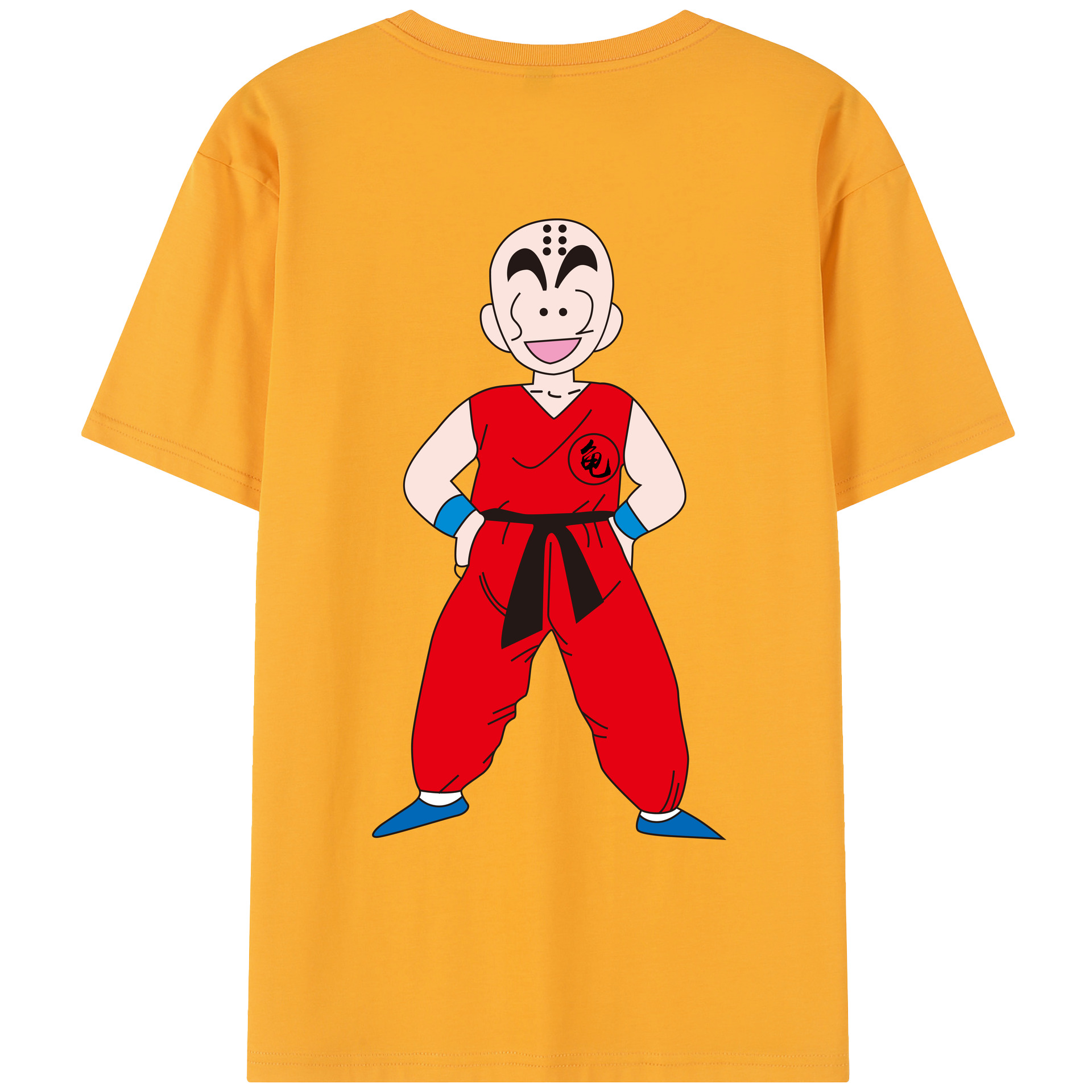 （画像用） ドラゴンボール クリリン DRAGON BALL krillin レディース半袖Tシャツ(バックプリント)