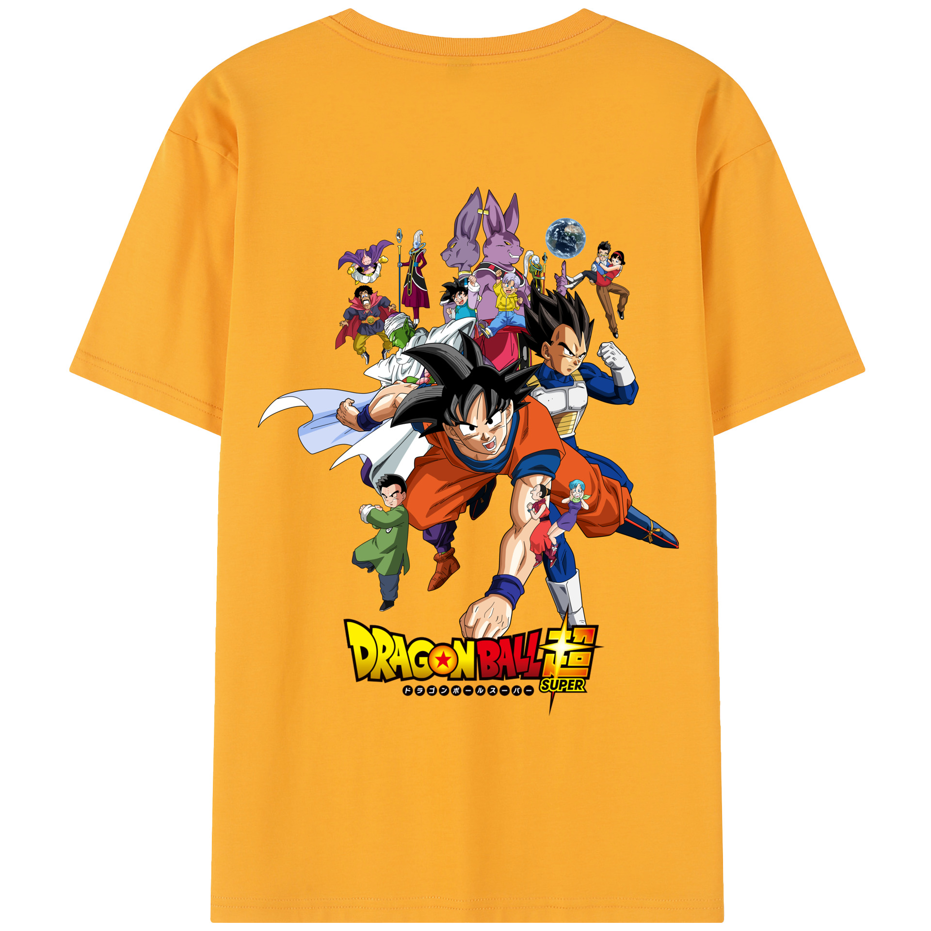 （画像用） ドラゴンボール DRAGON BALL レディース半袖Tシャツ(バックプリント)