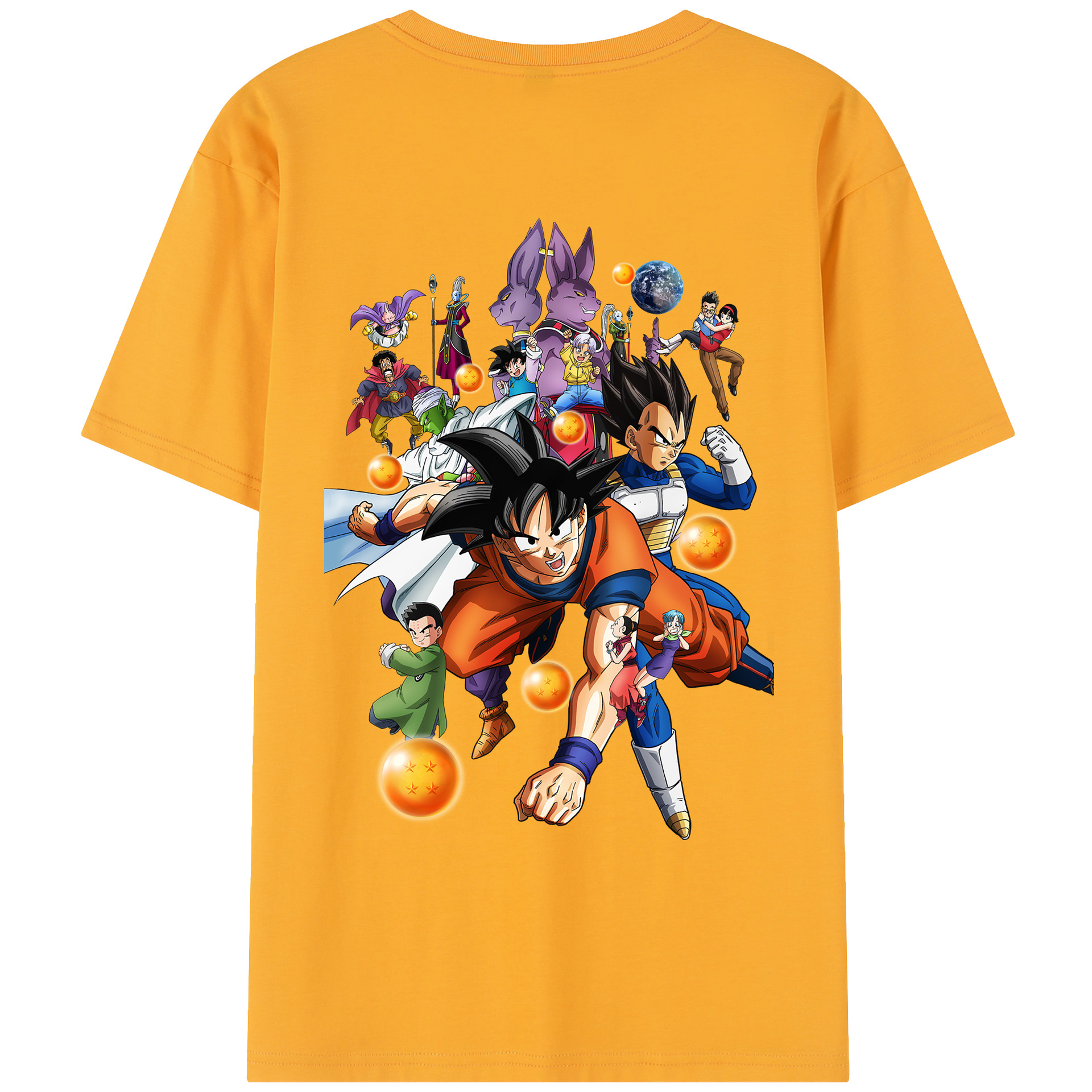 （画像用） ドラゴンボール DRAGON BALL レディース半袖Tシャツ(バックプリント)