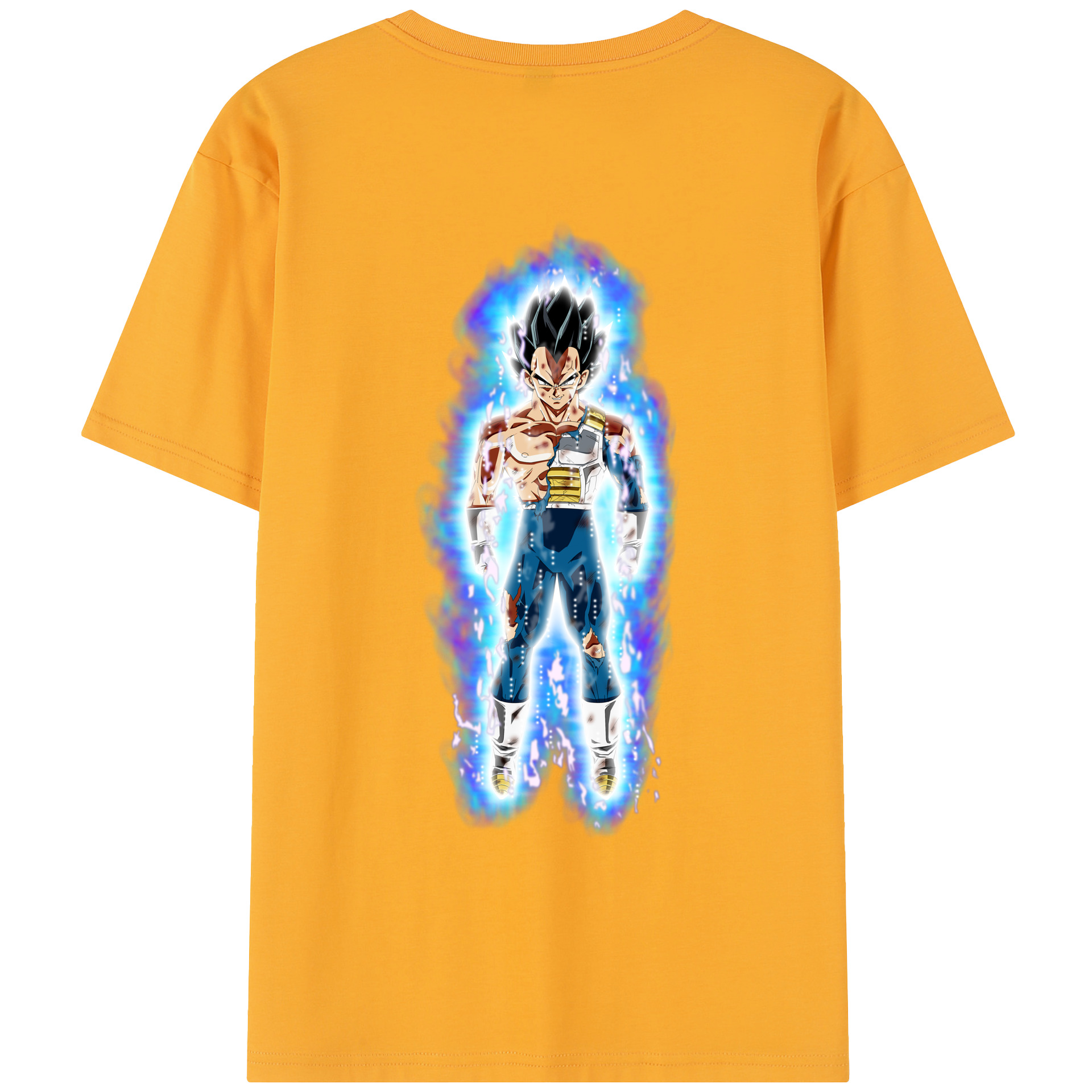 （画像用） ドラゴンボール ベジータ四世（Bejīta Yonsei）DRAGON BALL Vegeta IV レディース半袖Tシャツ(バックプリント)