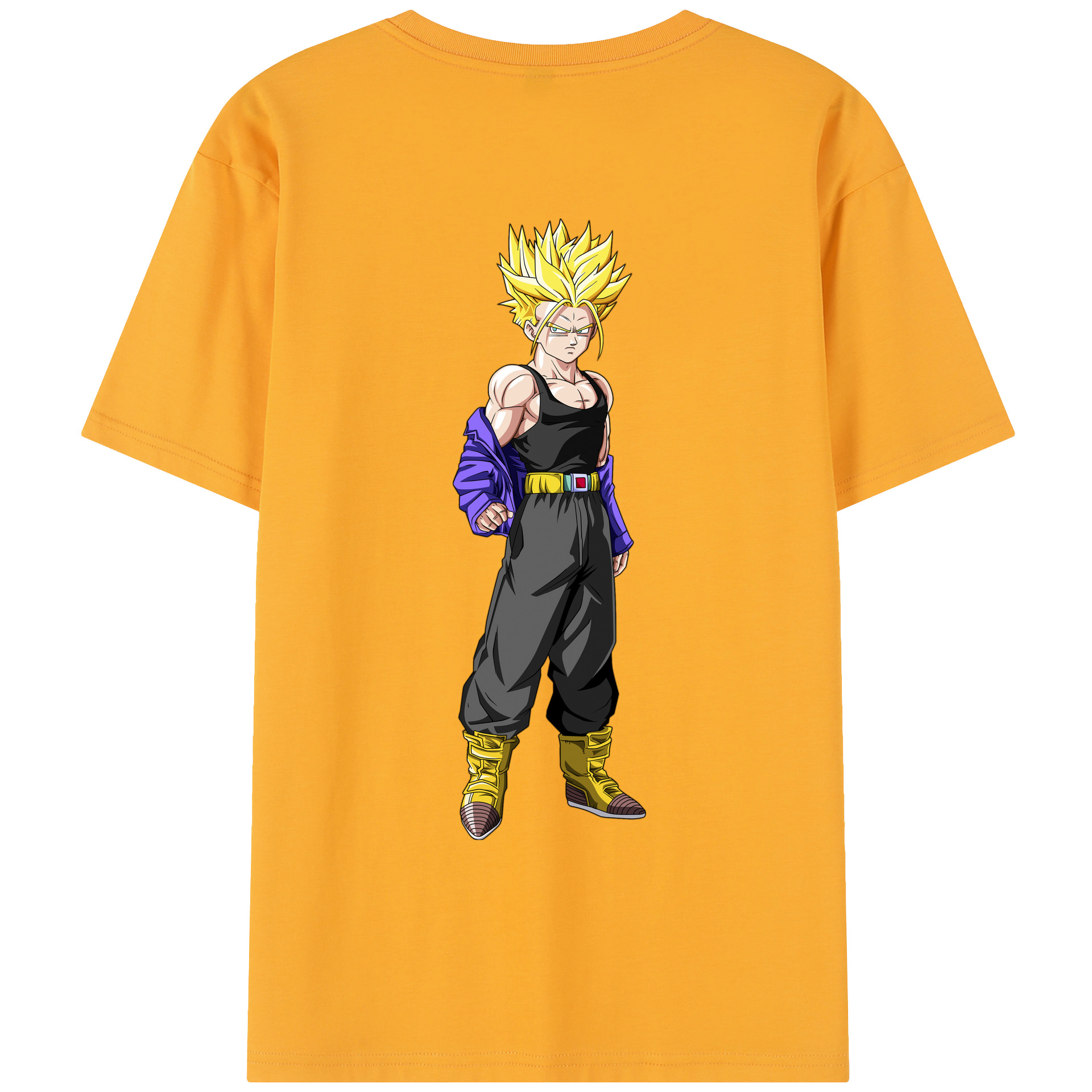 （画像用） ドラゴンボール トランクス（Torankusu）DRAGON BALL Trunks レディース半袖Tシャツ(バックプリント)