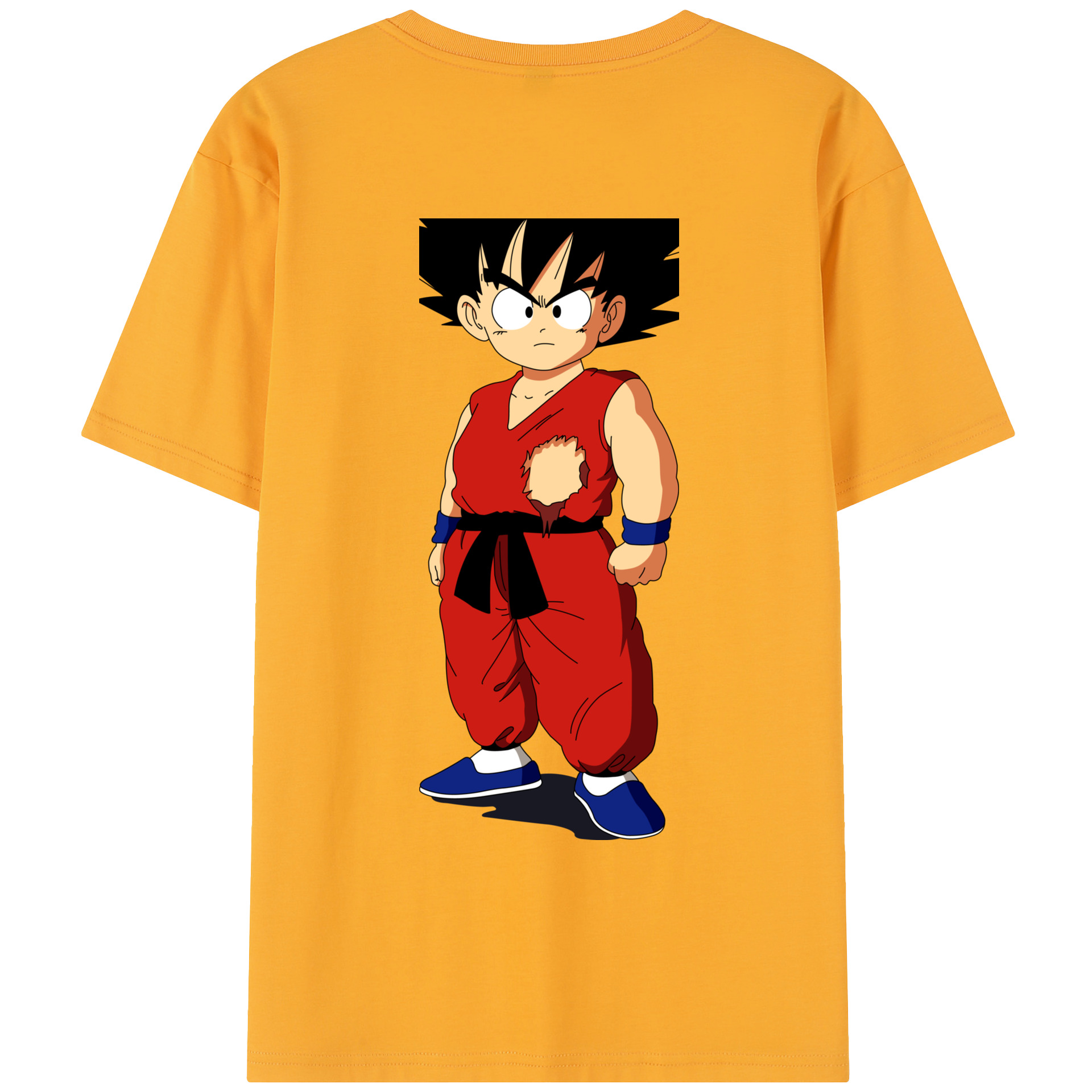 （画像用） ドラゴンボール 孫悟空（そん ごくう）Son Goku カカロット DRAGON BALL Kakarotto レディース半袖Tシャツ(バックプリント)