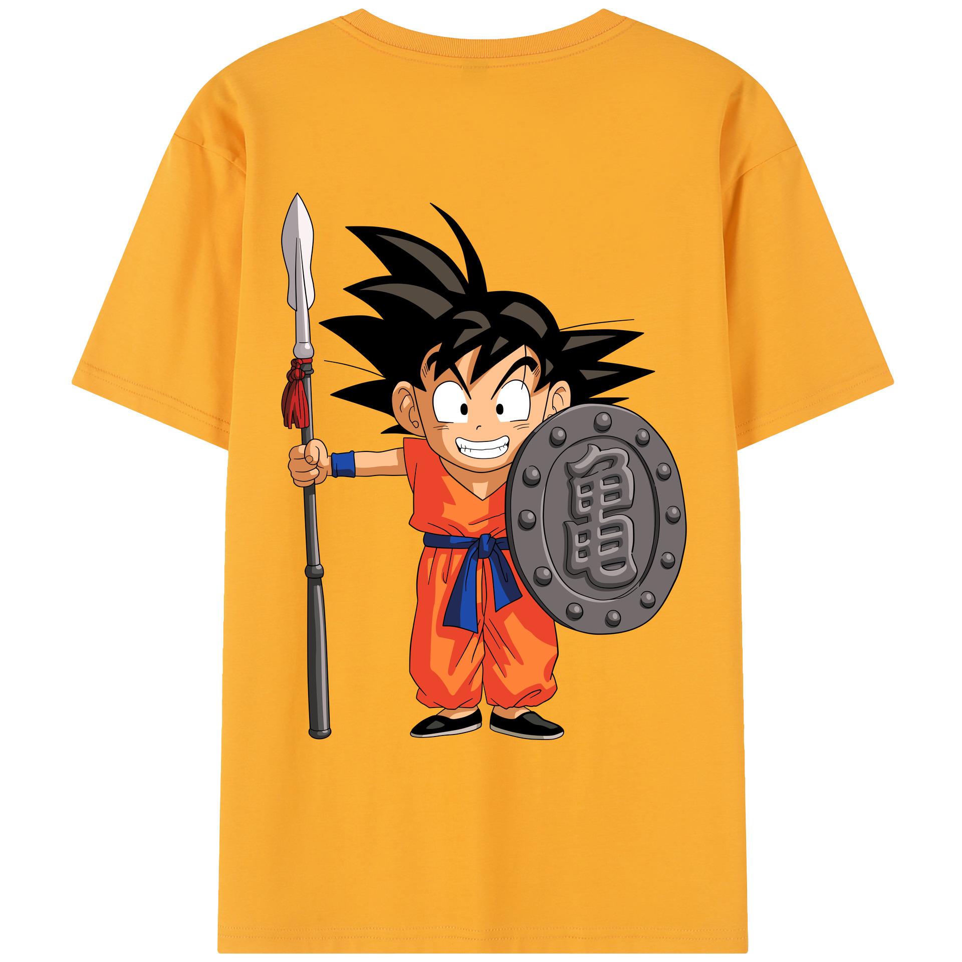 （画像用） ドラゴンボール 孫悟空（そん ごくう）Son Goku カカロット DRAGON BALL Kakarotto レディース半袖Tシャツ(バックプリント)