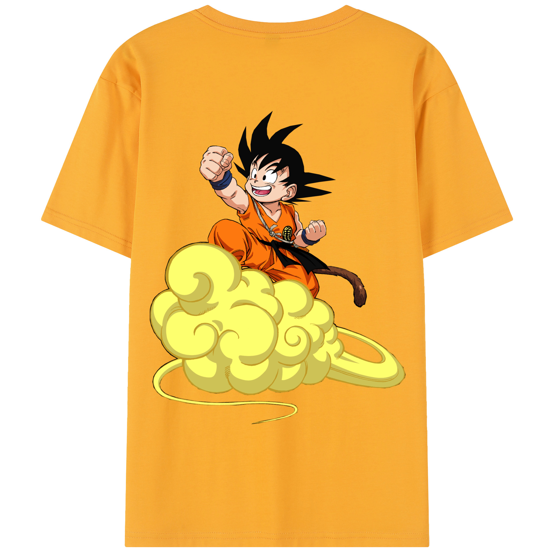 （画像用） ドラゴンボール 孫悟空（そん ごくう）Son Goku カカロット DRAGON BALL Kakarotto レディース半袖Tシャツ(バックプリント)