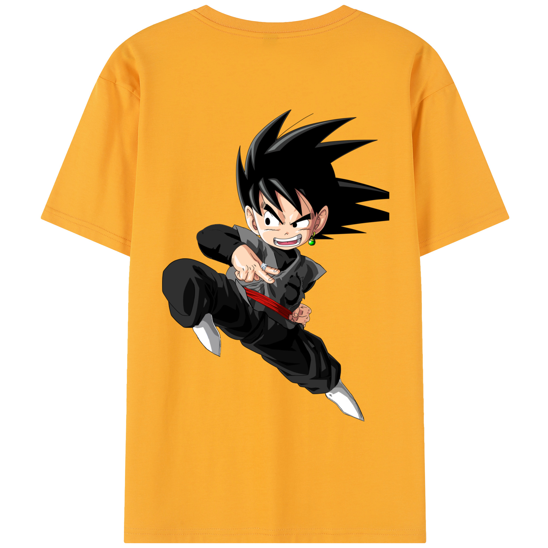（画像用） ドラゴンボール 孫悟空（そん ごくう）Son Goku カカロット DRAGON BALL Kakarotto レディース半袖Tシャツ(バックプリント)