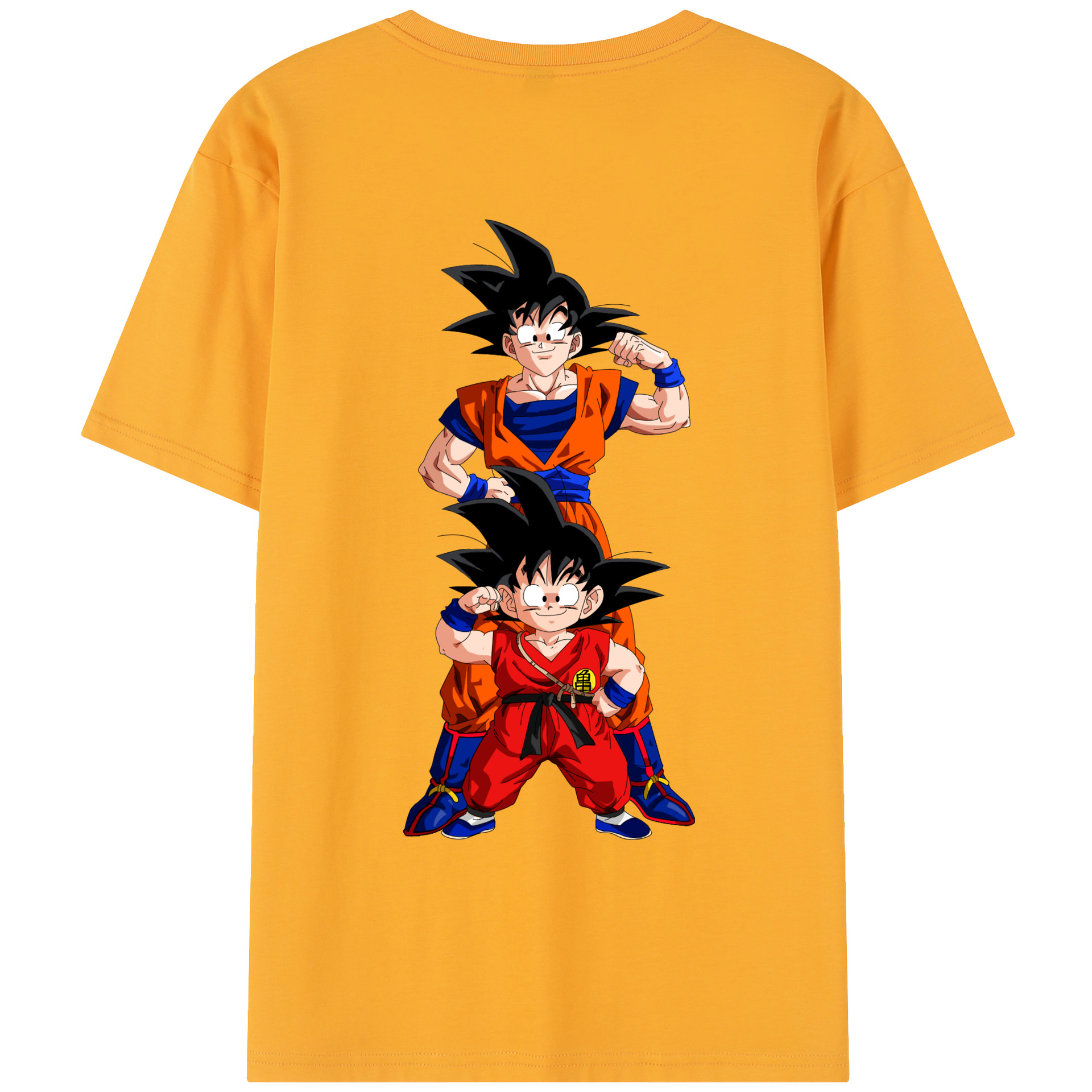 （画像用） ドラゴンボール 孫悟空（そん ごくう）Son Goku カカロット DRAGON BALL Kakarotto レディース半袖Tシャツ(バックプリント)