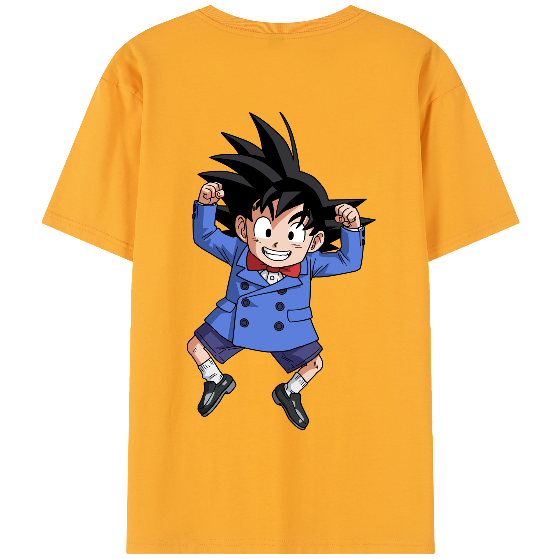 （画像用） ドラゴンボール 孫悟空（そん ごくう）Son Goku カカロット DRAGON BALL Kakarotto レディース半袖Tシャツ(バックプリント)