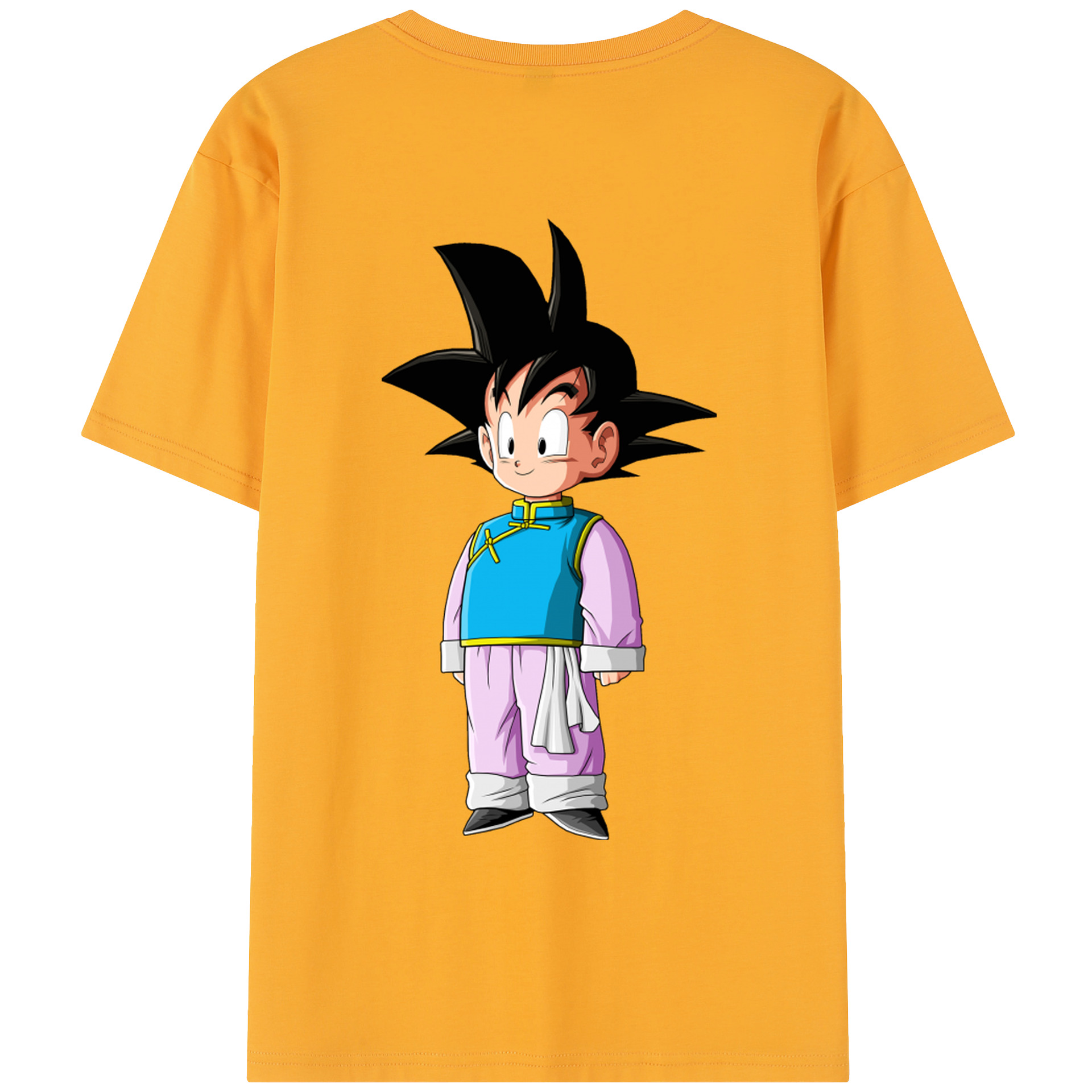 （画像用） ドラゴンボール 孫悟空（そん ごくう）Son Goku カカロット DRAGON BALL Kakarotto レディース半袖Tシャツ(バックプリント)