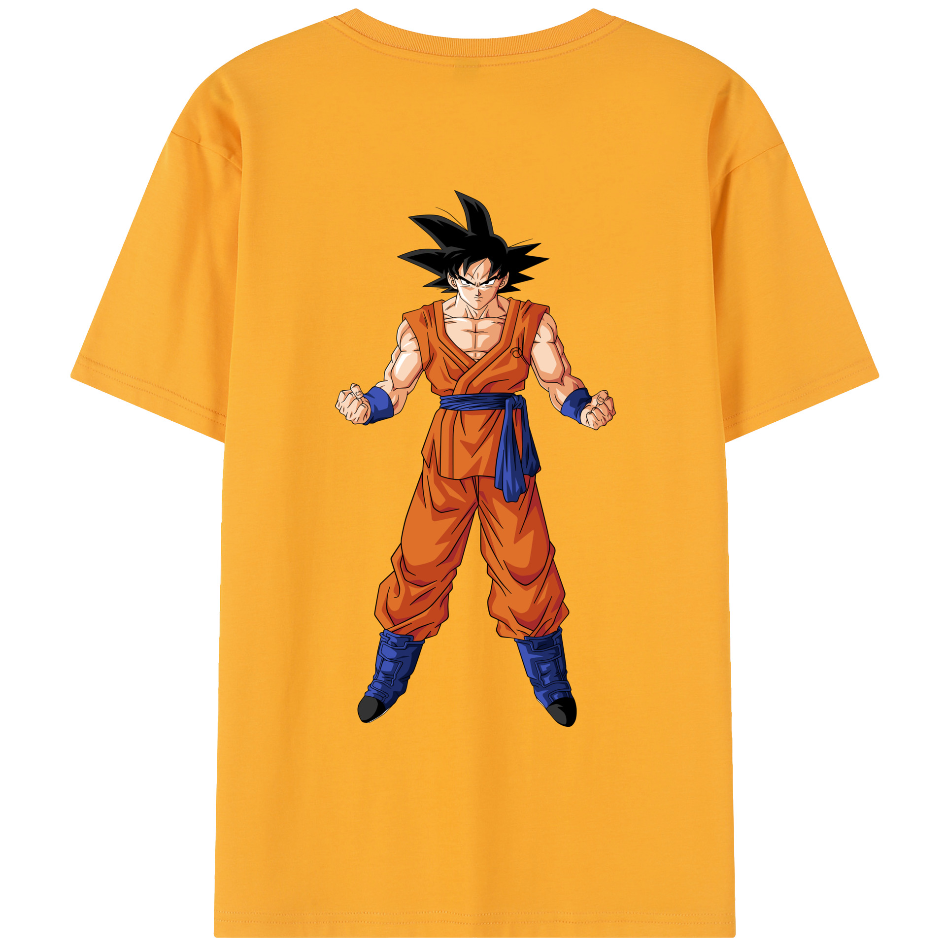 （画像用） ドラゴンボール 孫悟空（そん ごくう）Son Goku カカロット DRAGON BALL Kakarotto レディース半袖Tシャツ(バックプリント)