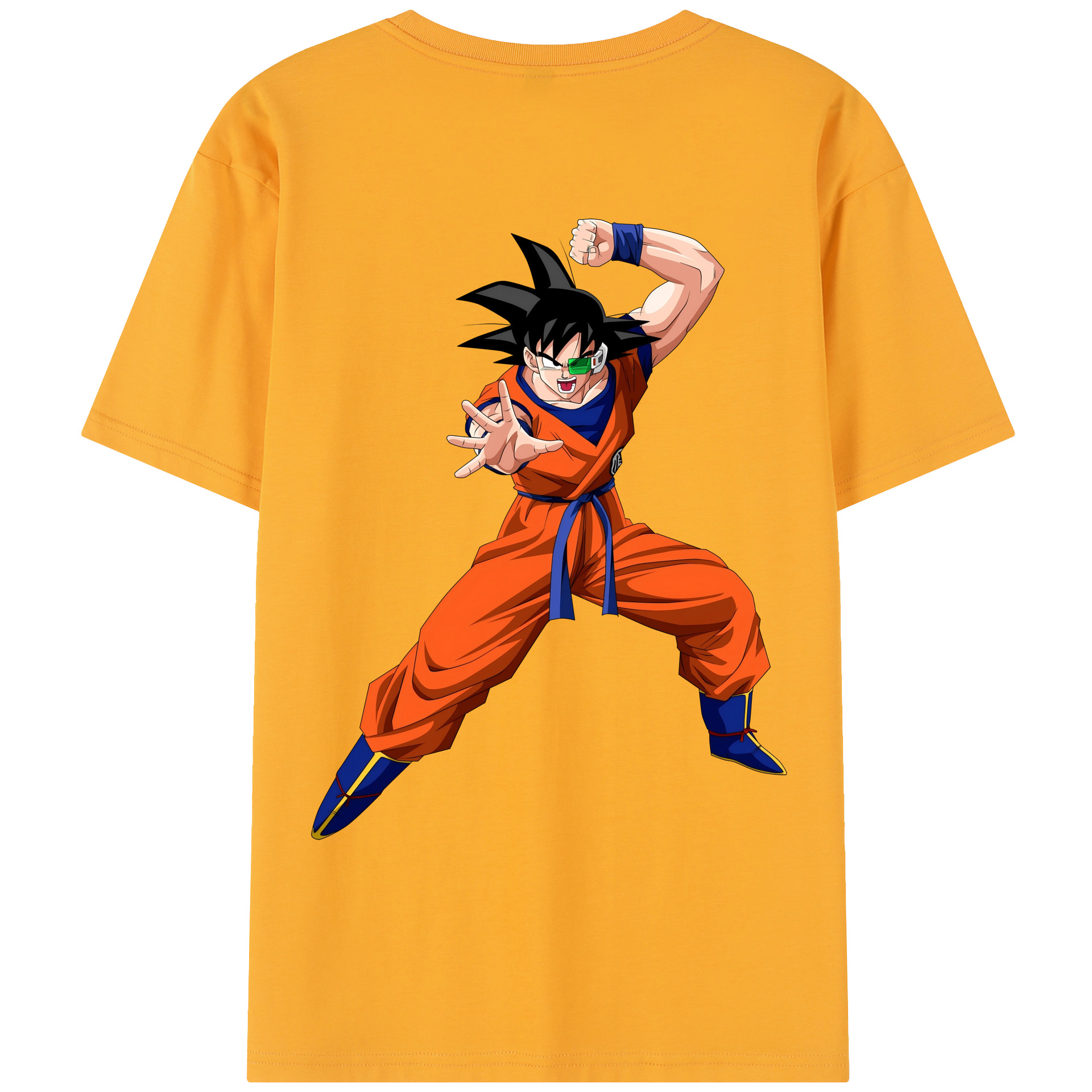 （画像用） ドラゴンボール 孫悟空（そん ごくう）Son Goku カカロット DRAGON BALL Kakarotto レディース半袖Tシャツ(バックプリント)