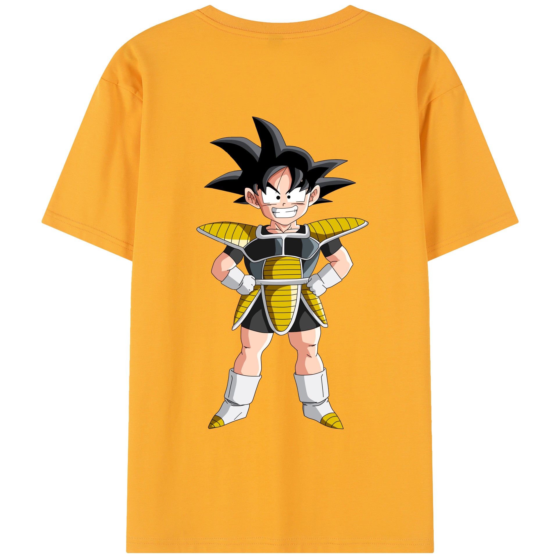 （画像用） ドラゴンボール 孫悟空（そん ごくう）Son Goku カカロット DRAGON BALL Kakarotto レディース半袖Tシャツ(バックプリント)