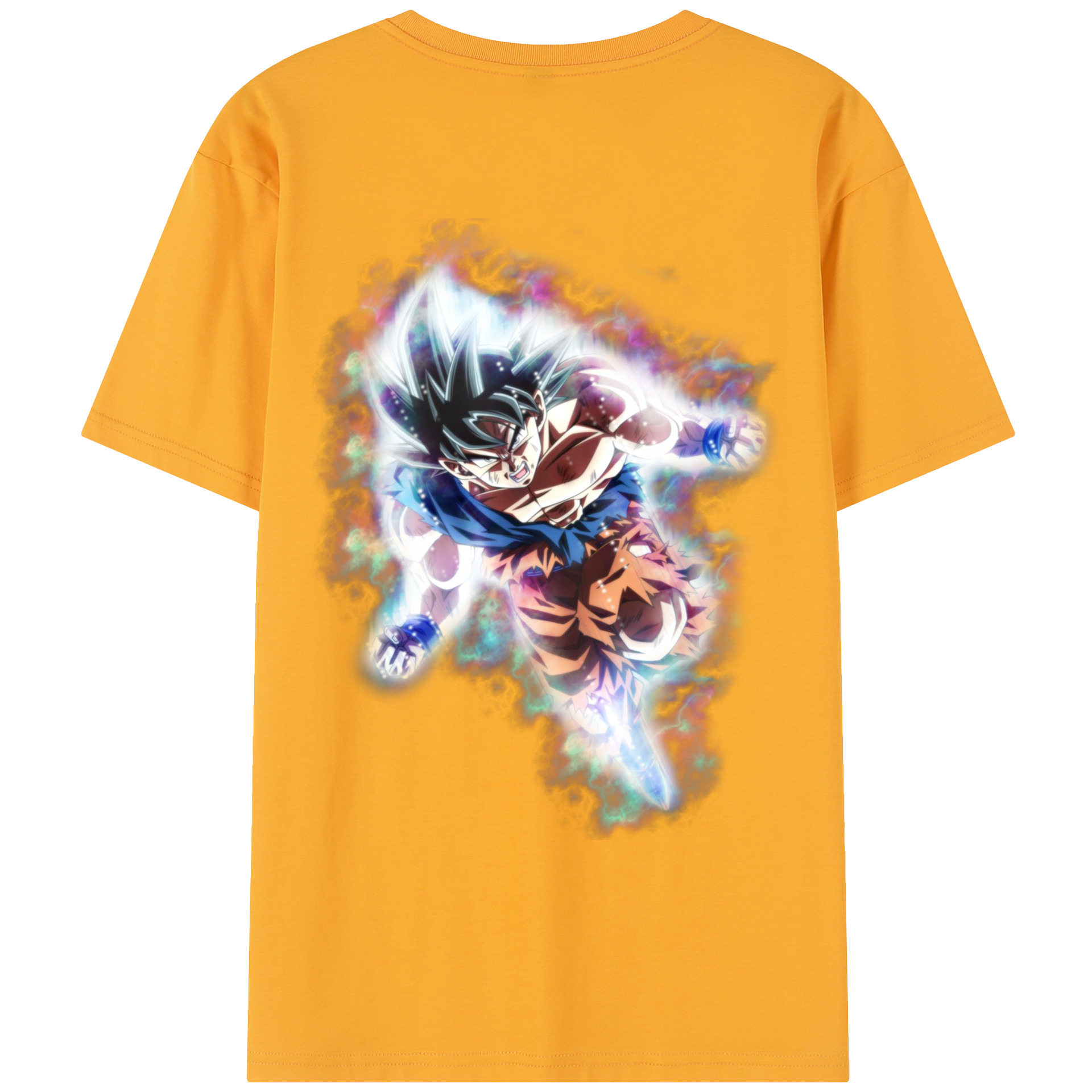 （画像用） ドラゴンボール 孫悟空（そん ごくう）Son Goku カカロット DRAGON BALL Kakarotto レディース半袖Tシャツ(バックプリント)
