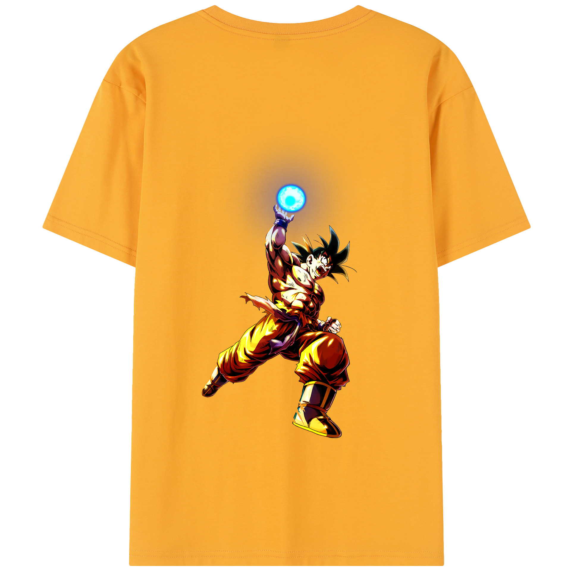 （画像用） ドラゴンボール 孫悟空（そん ごくう）Son Goku カカロット DRAGON BALL Kakarotto レディース半袖Tシャツ(バックプリント)
