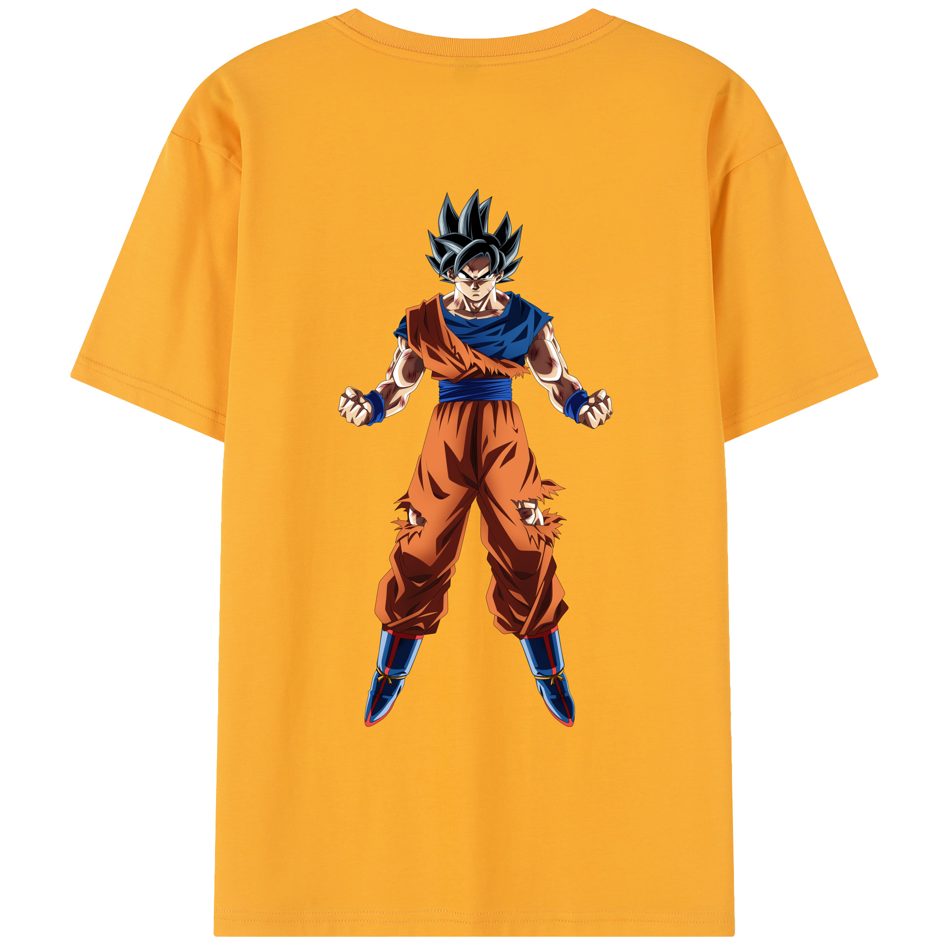 （画像用） ドラゴンボール 孫悟空（そん ごくう）Son Goku カカロット DRAGON BALL Kakarotto レディース半袖Tシャツ(バックプリント)