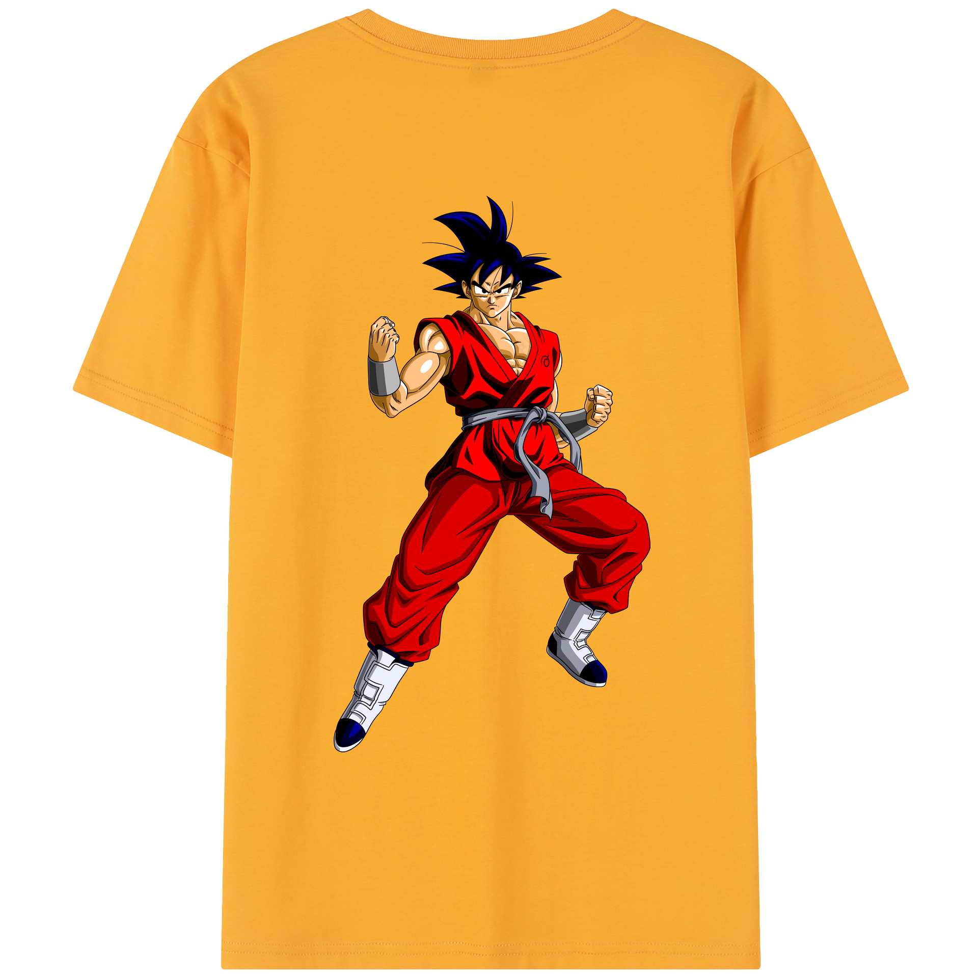 （画像用） ドラゴンボール 孫悟空（そん ごくう）Son Goku カカロット DRAGON BALL Kakarotto レディース半袖Tシャツ(バックプリント)