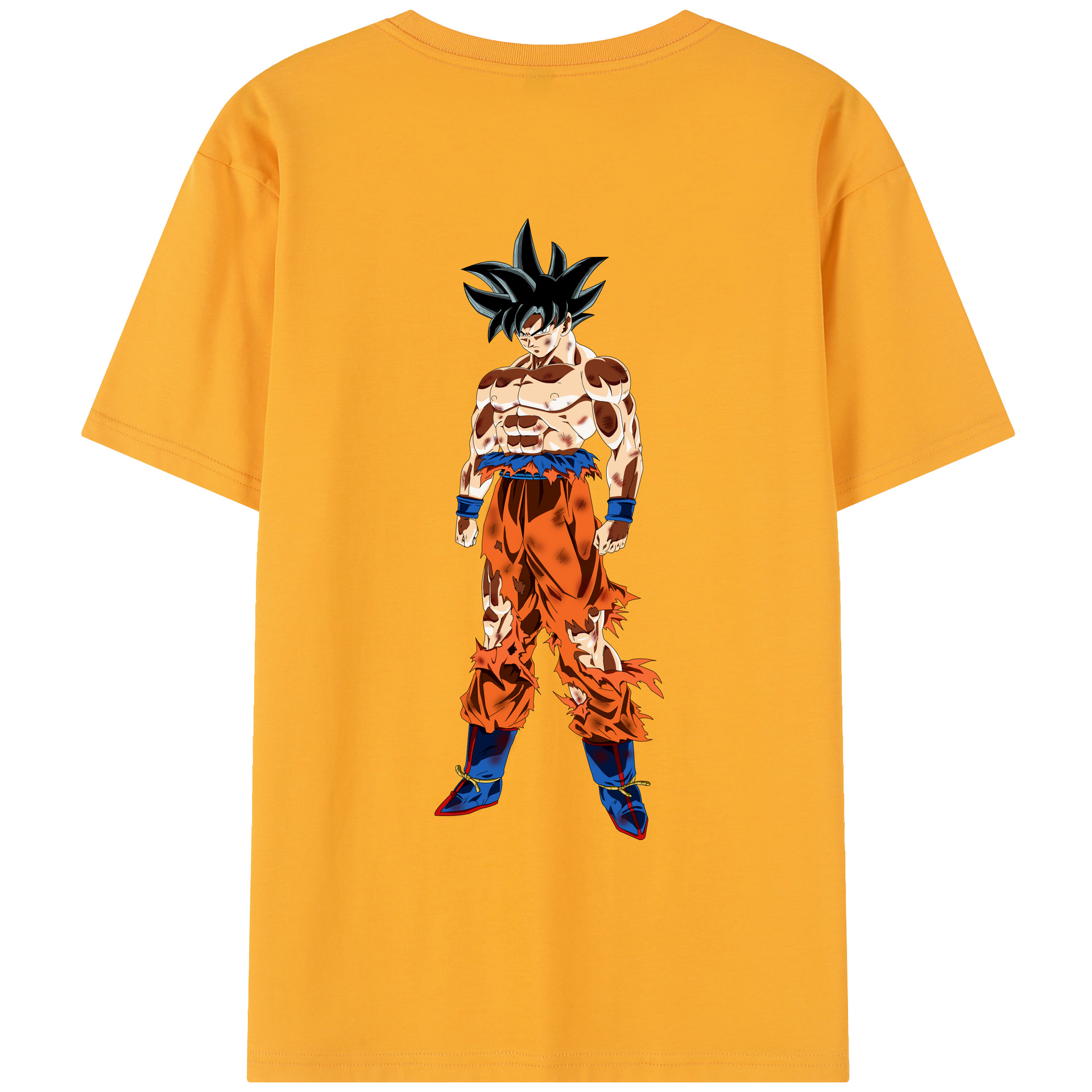 （画像用） ドラゴンボール 孫悟空（そん ごくう）Son Goku カカロット DRAGON BALL Kakarotto レディース半袖Tシャツ(バックプリント)
