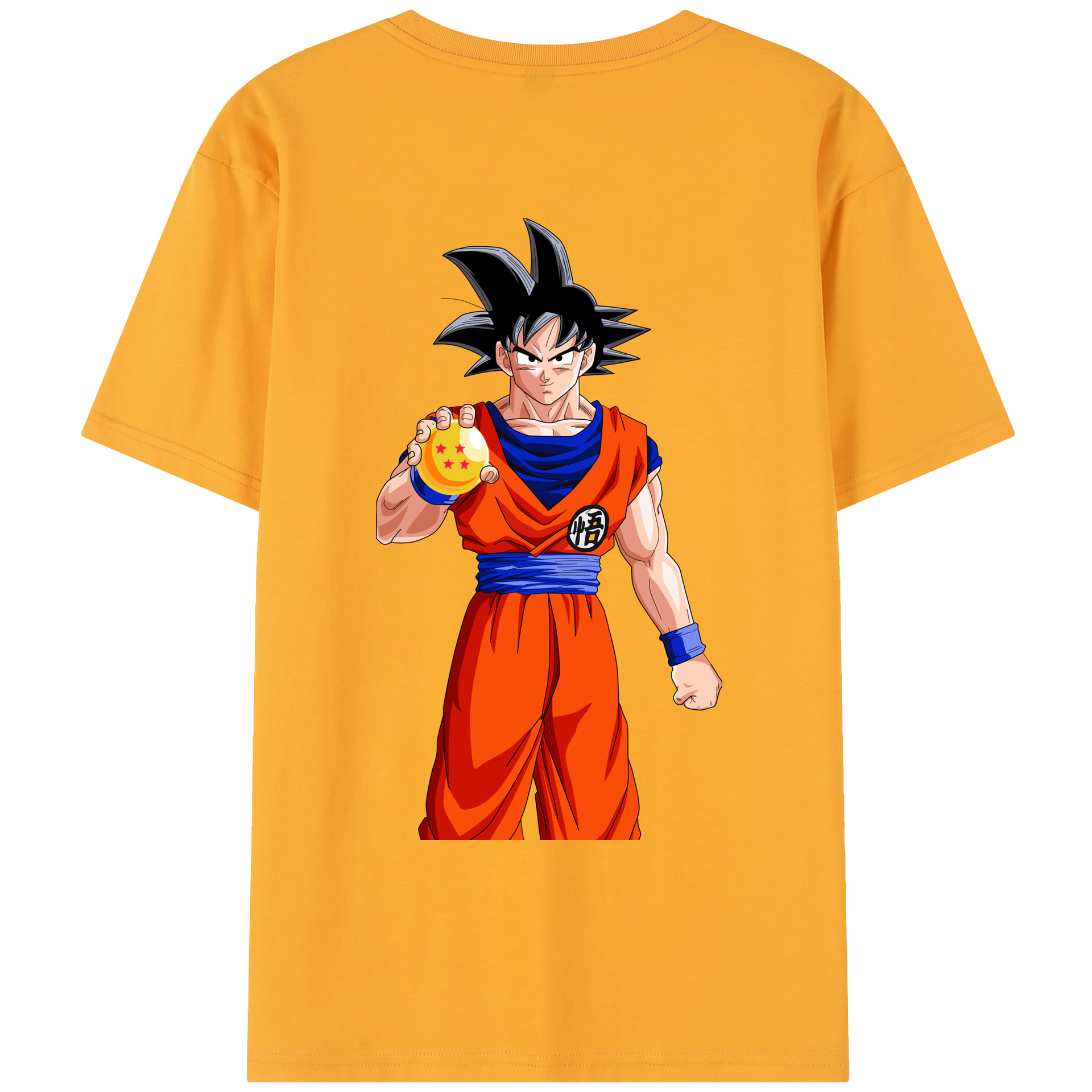 （画像用） ドラゴンボール 孫悟空（そん ごくう）Son Goku カカロット DRAGON BALL Kakarotto レディース半袖Tシャツ(バックプリント)