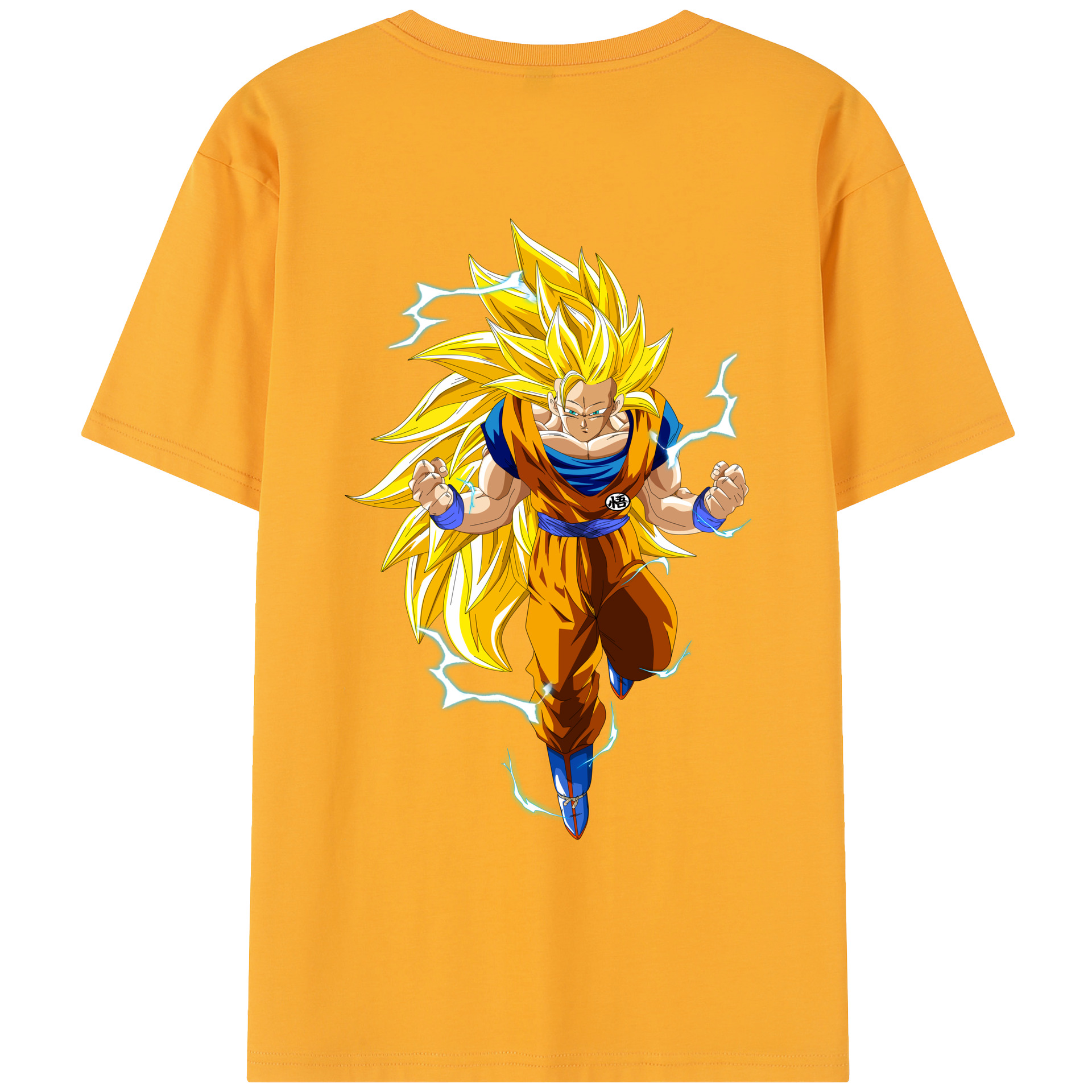 （画像用） ドラゴンボール 孫悟空（そん ごくう）Son Goku カカロット DRAGON BALL Kakarotto レディース半袖Tシャツ(バックプリント)