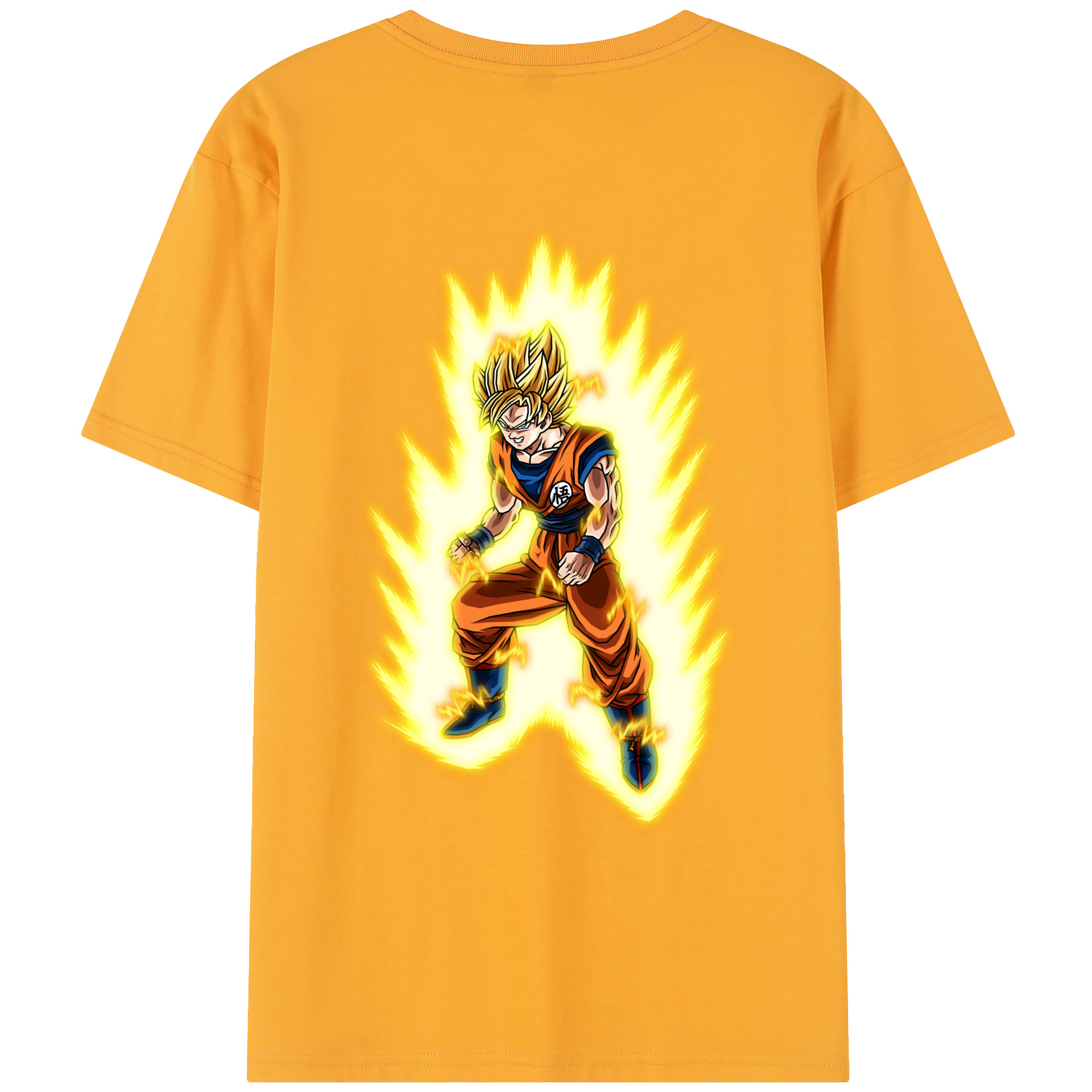 （画像用） ドラゴンボール 孫悟空（そん ごくう）Son Goku カカロット DRAGON BALL Kakarotto レディース半袖Tシャツ(バックプリント)
