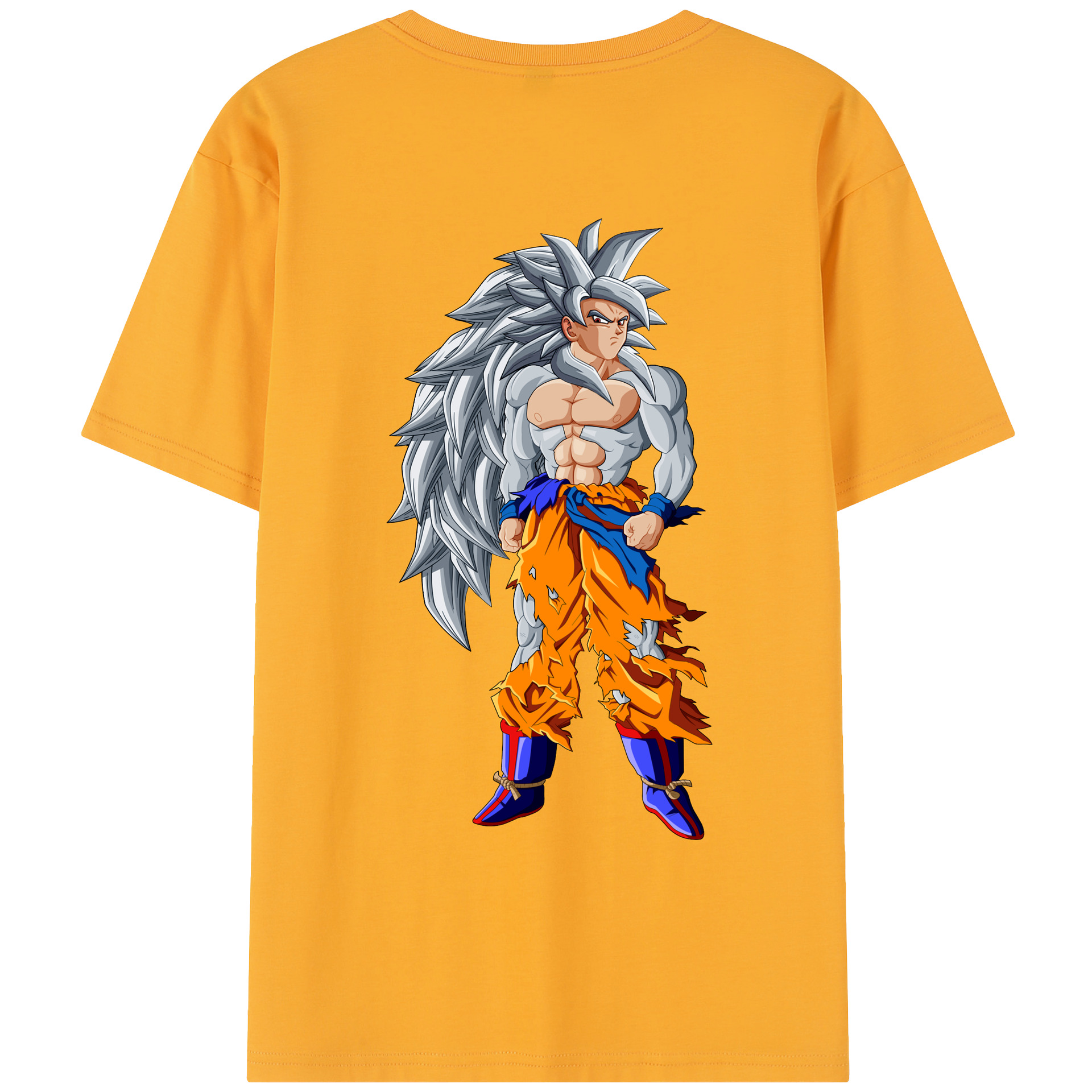 （画像用） ドラゴンボール 孫悟空（そん ごくう）Son Goku カカロット DRAGON BALL Kakarotto レディース半袖Tシャツ(バックプリント)