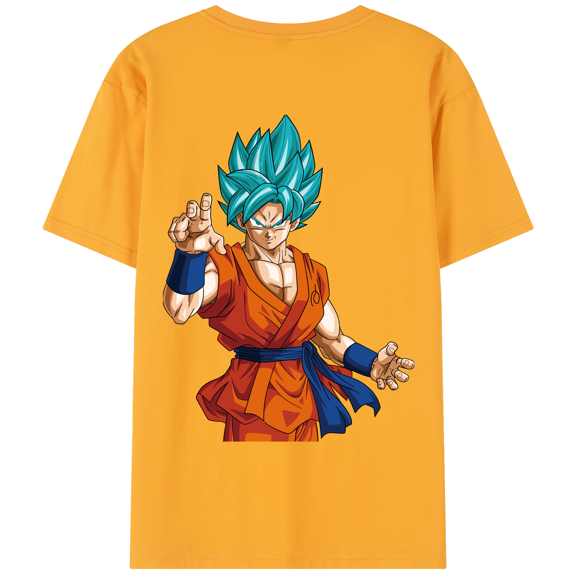 （画像用） ドラゴンボール 孫悟空（そん ごくう）Son Goku カカロット DRAGON BALL Kakarotto レディース半袖Tシャツ(バックプリント)