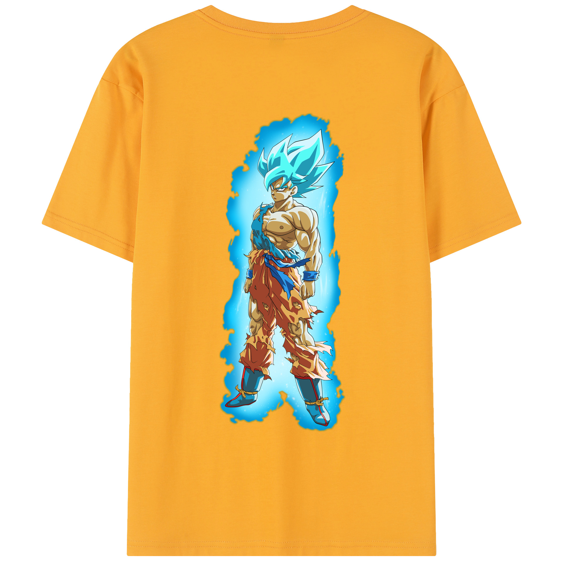 （画像用） ドラゴンボール 孫悟空（そん ごくう）Son Goku カカロット DRAGON BALL Kakarotto レディース半袖Tシャツ(バックプリント)