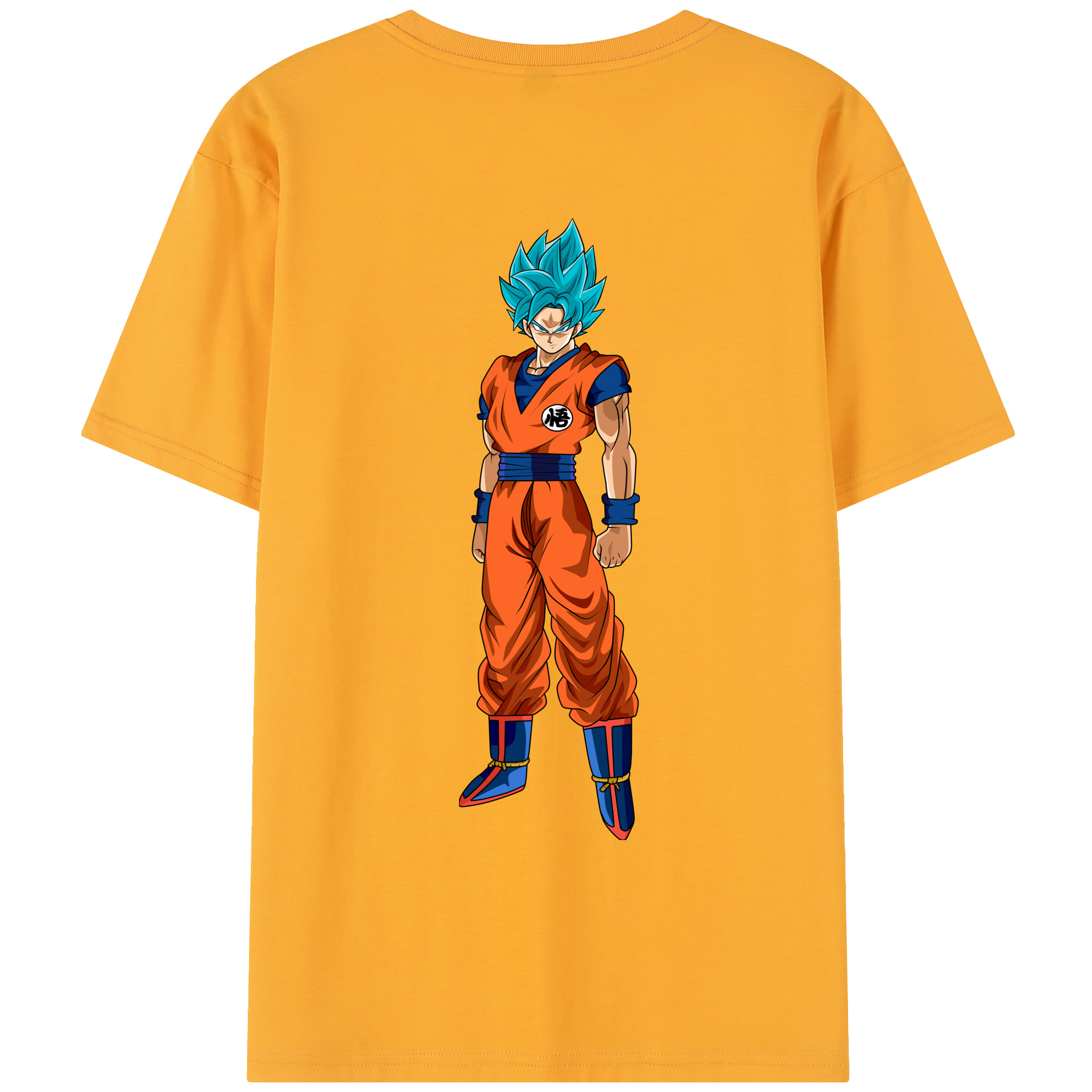 （画像用） ドラゴンボール 孫悟空（そん ごくう）Son Goku カカロット DRAGON BALL Kakarotto レディース半袖Tシャツ(バックプリント)