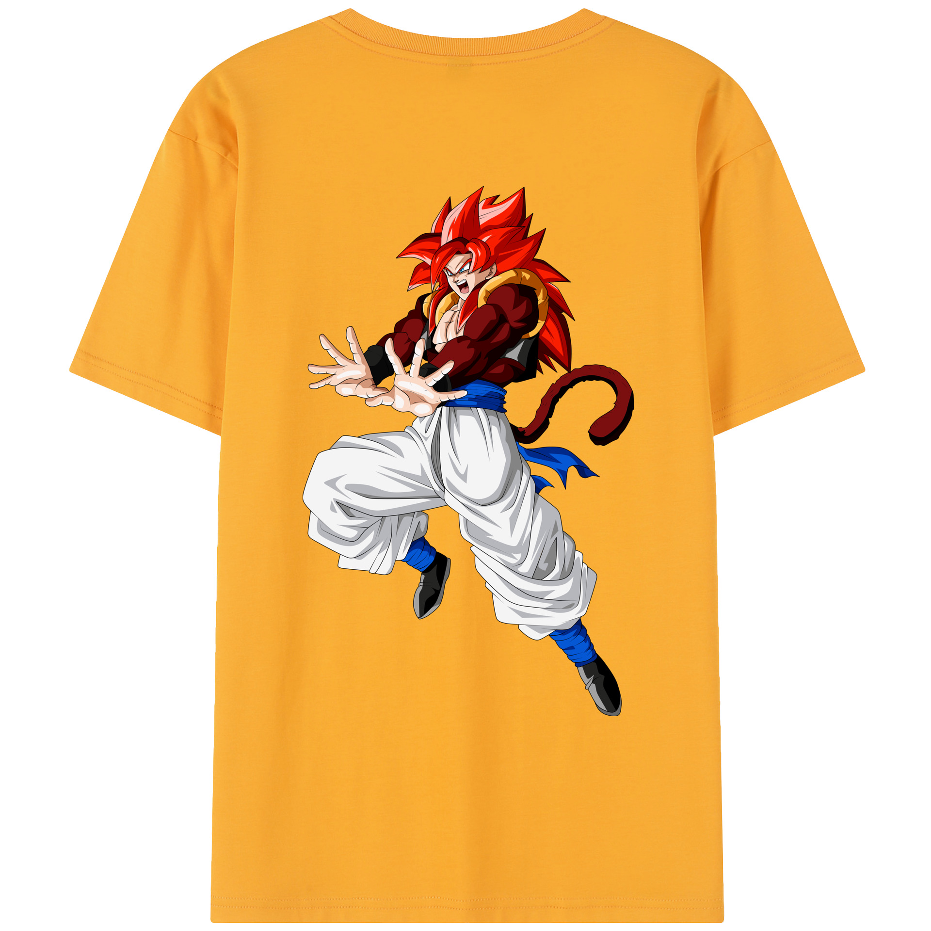 （画像用） ドラゴンボール 孫悟空（そん ごくう）Son Goku カカロット DRAGON BALL Kakarotto レディース半袖Tシャツ(バックプリント)