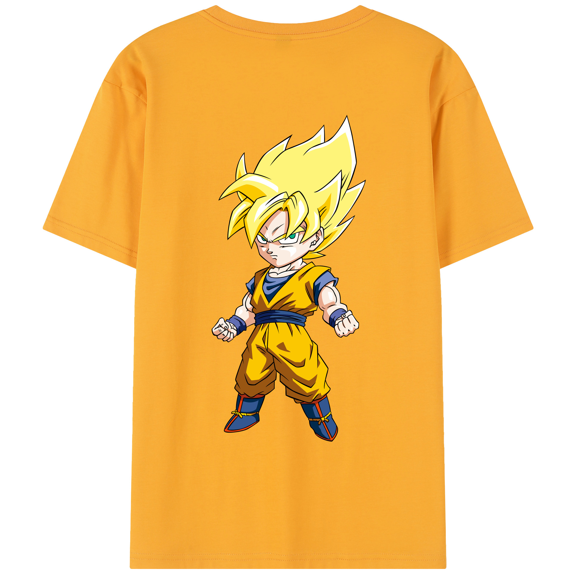 （画像用） ドラゴンボール 孫悟空（そん ごくう）Son Goku カカロット DRAGON BALL Kakarotto レディース半袖Tシャツ(バックプリント)