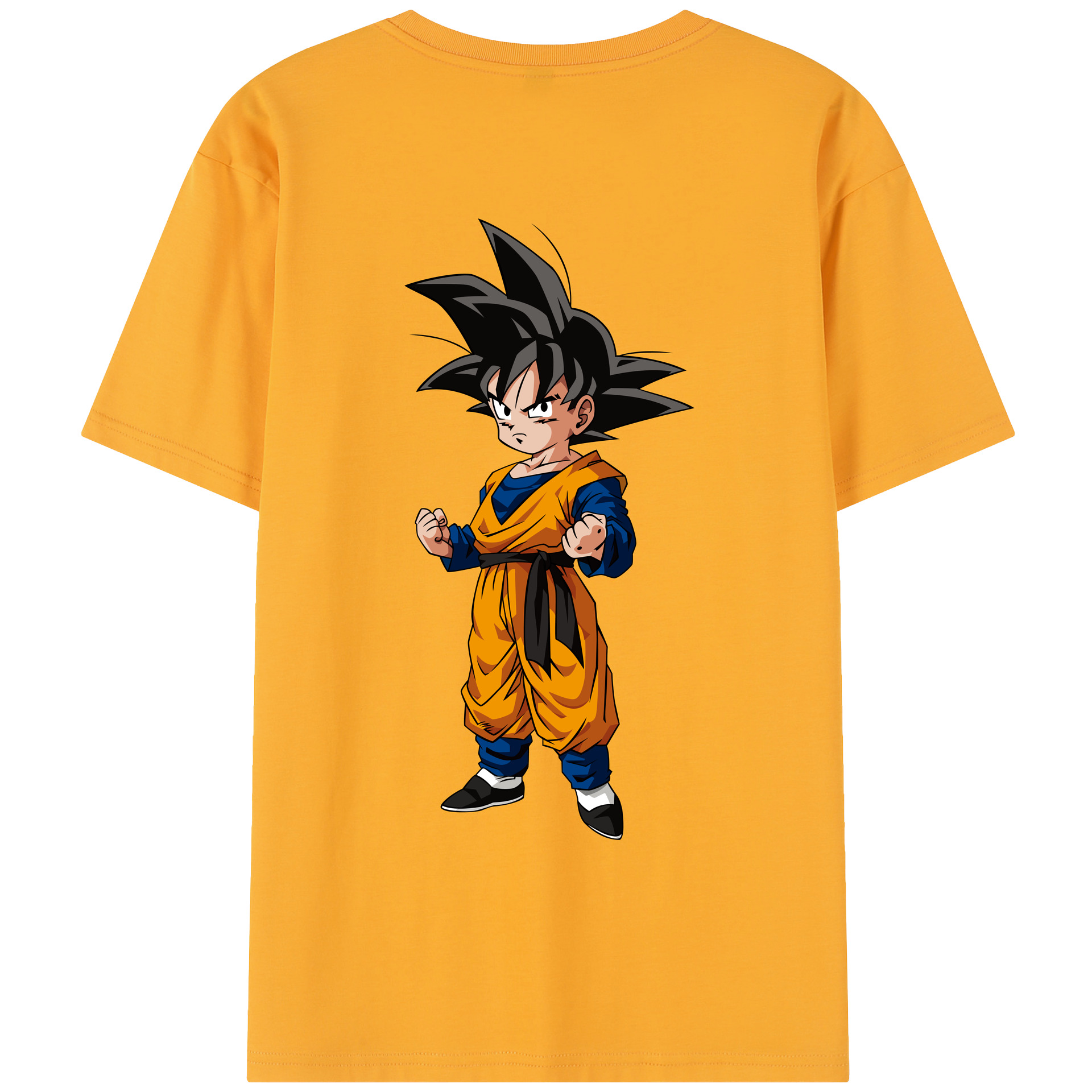 （画像用） ドラゴンボール 孫悟空（そん ごくう）Son Goku カカロット DRAGON BALL Kakarotto レディース半袖Tシャツ(バックプリント)