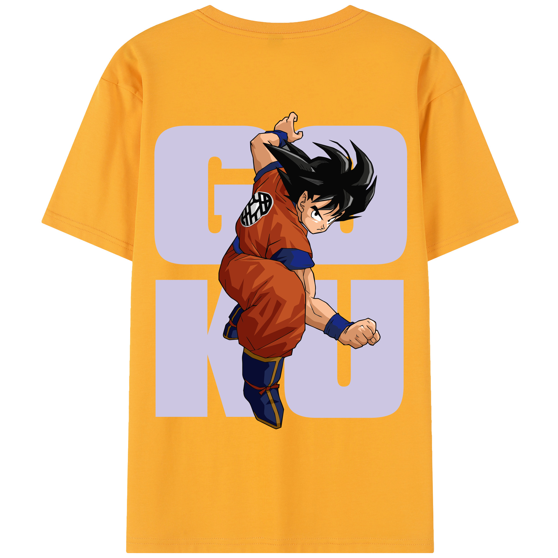 （画像用） ドラゴンボール 孫悟空（そん ごくう）Son Goku カカロット DRAGON BALL Kakarotto レディース半袖Tシャツ(バックプリント)