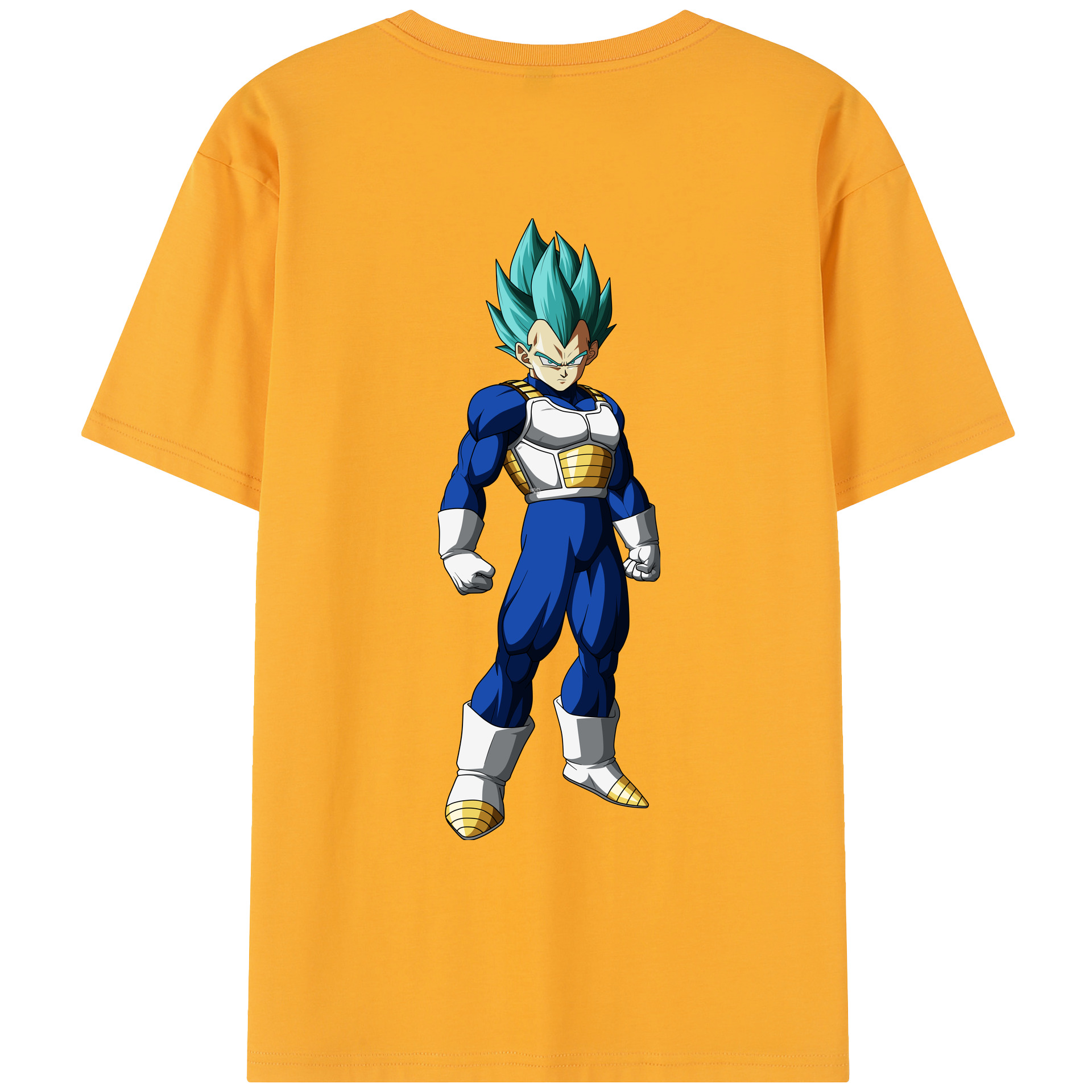 （画像用） ドラゴンボール ベジータ四世（Bejīta Yonsei）DRAGON BALL Vegeta IV レディース半袖Tシャツ(バックプリント)
