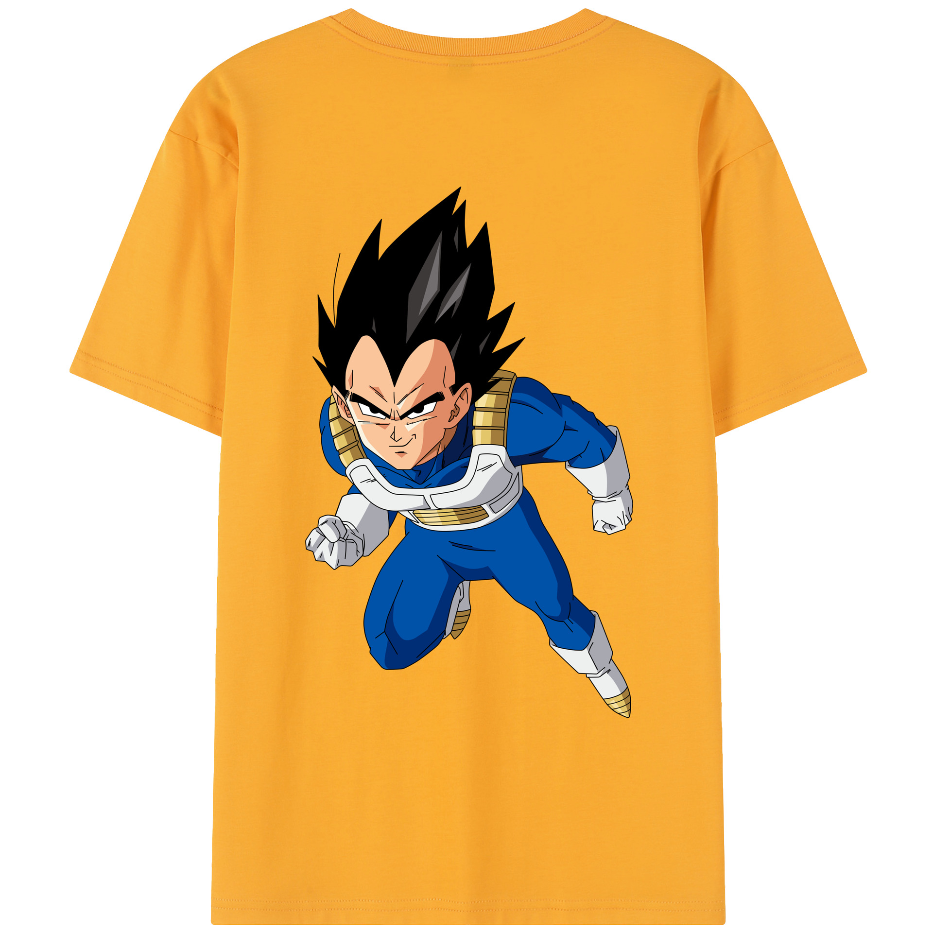 （画像用） ドラゴンボール ベジータ四世（Bejīta Yonsei）DRAGON BALL Vegeta IV レディース半袖Tシャツ(バックプリント)