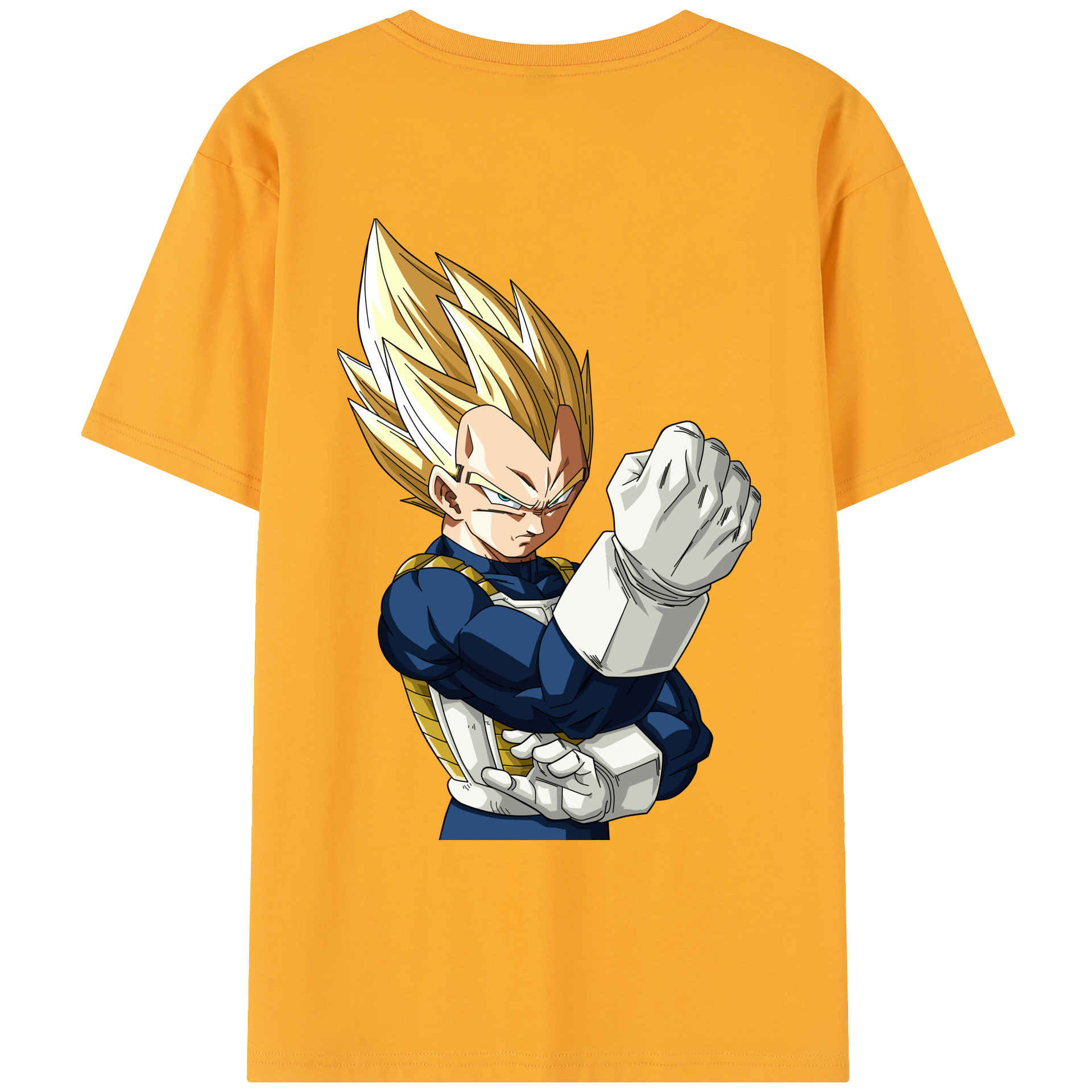 （画像用） ドラゴンボール ベジータ四世（Bejīta Yonsei）DRAGON BALL Vegeta IV レディース半袖Tシャツ(バックプリント)