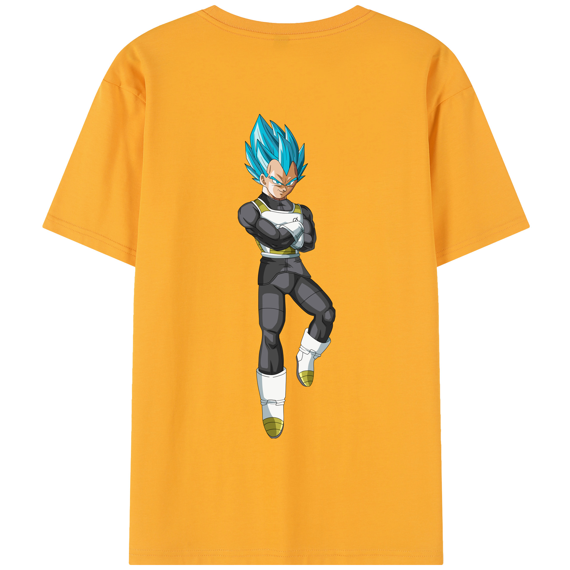 （画像用） ドラゴンボール ベジータ四世（Bejīta Yonsei）DRAGON BALL Vegeta IV レディース半袖Tシャツ(バックプリント)