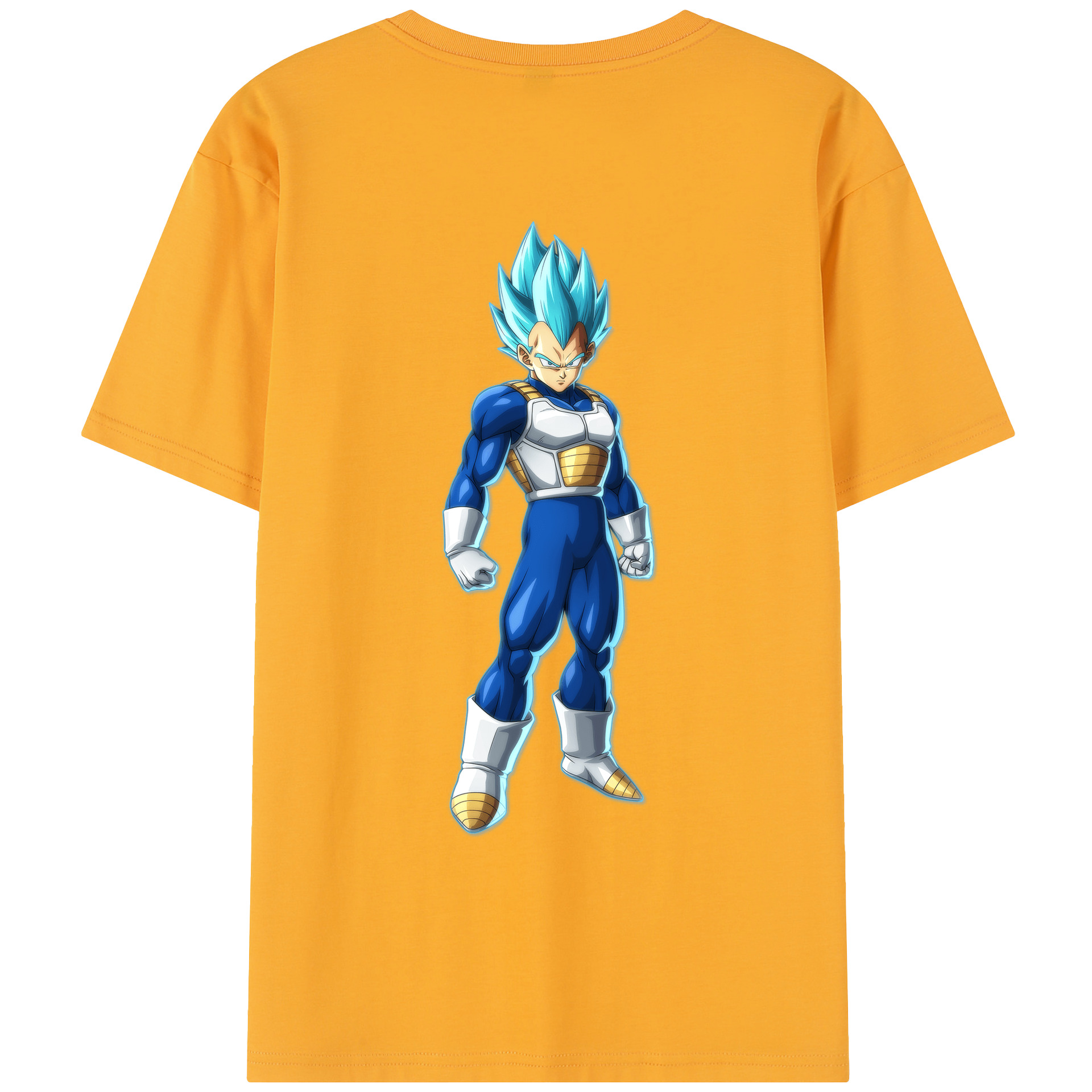 （画像用） ドラゴンボール ベジータ四世（Bejīta Yonsei）DRAGON BALL Vegeta IV レディース半袖Tシャツ(バックプリント)
