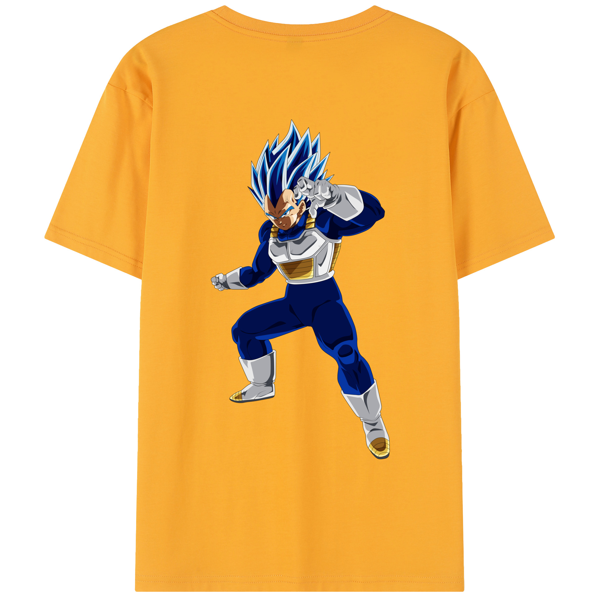 （画像用） ドラゴンボール ベジータ四世（Bejīta Yonsei）DRAGON BALL Vegeta IV レディース半袖Tシャツ(バックプリント)