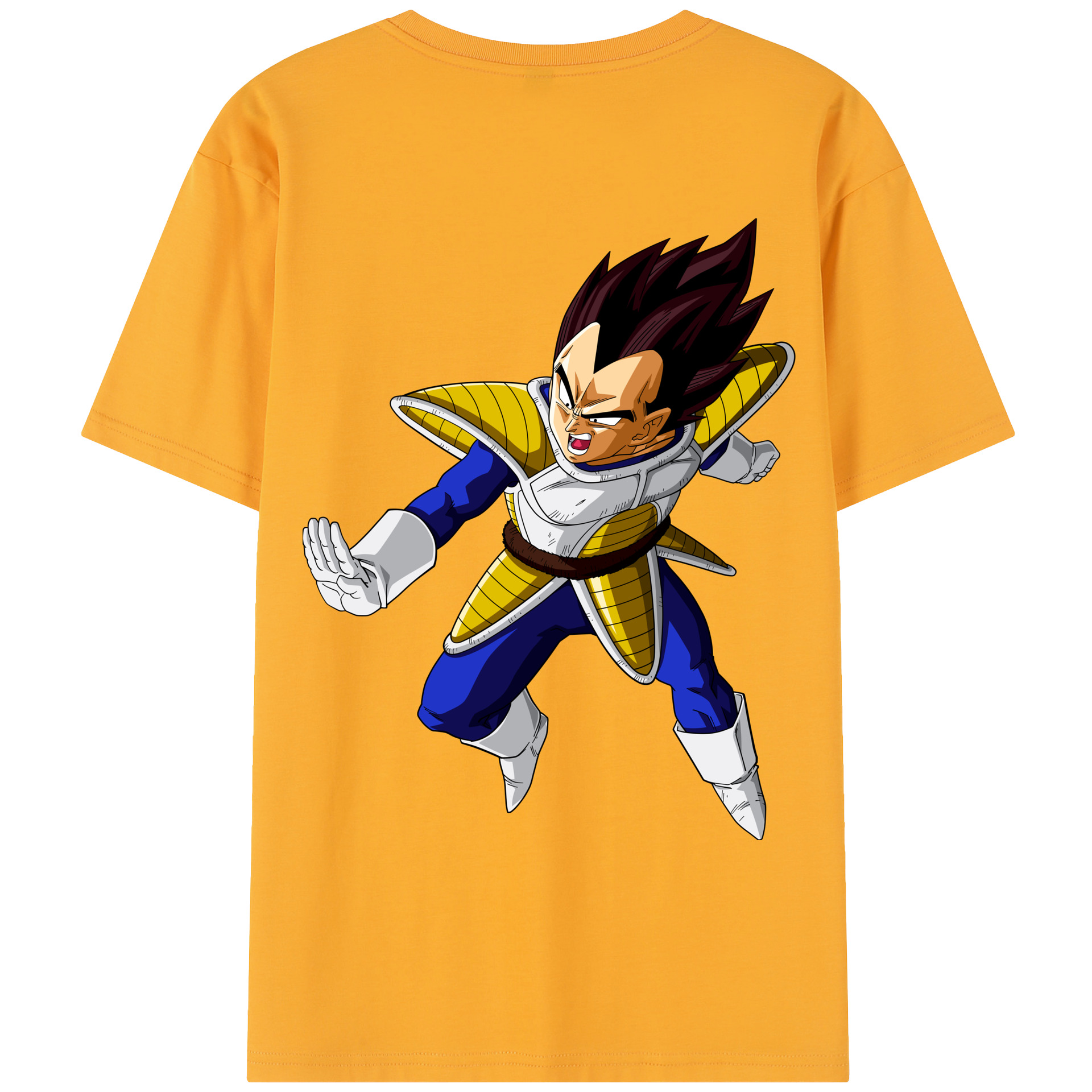 （画像用） ドラゴンボール ベジータ四世（Bejīta Yonsei）DRAGON BALL Vegeta IV レディース半袖Tシャツ(バックプリント)
