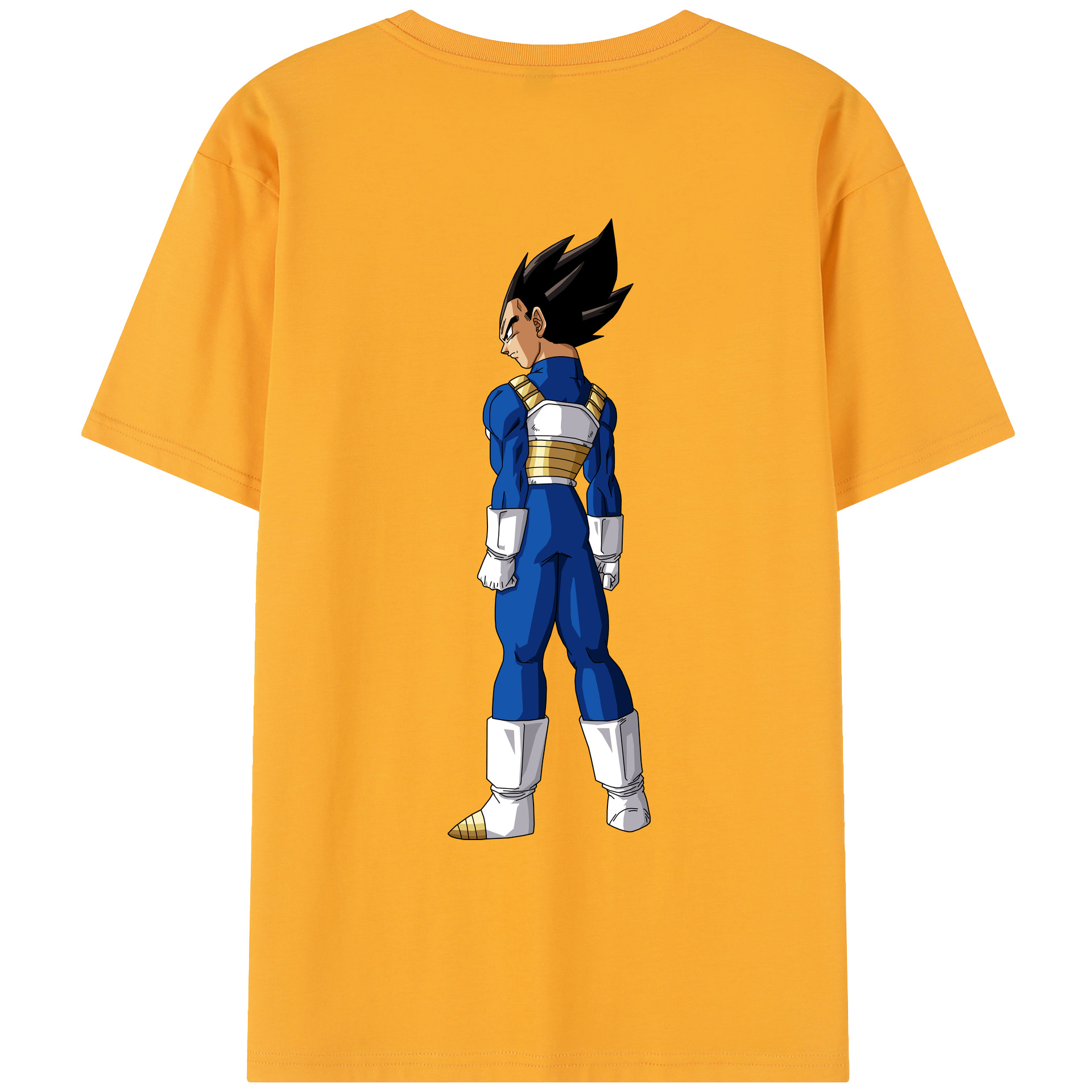 （画像用） ドラゴンボール ベジータ四世（Bejīta Yonsei）DRAGON BALL Vegeta IV レディース半袖Tシャツ(バックプリント)