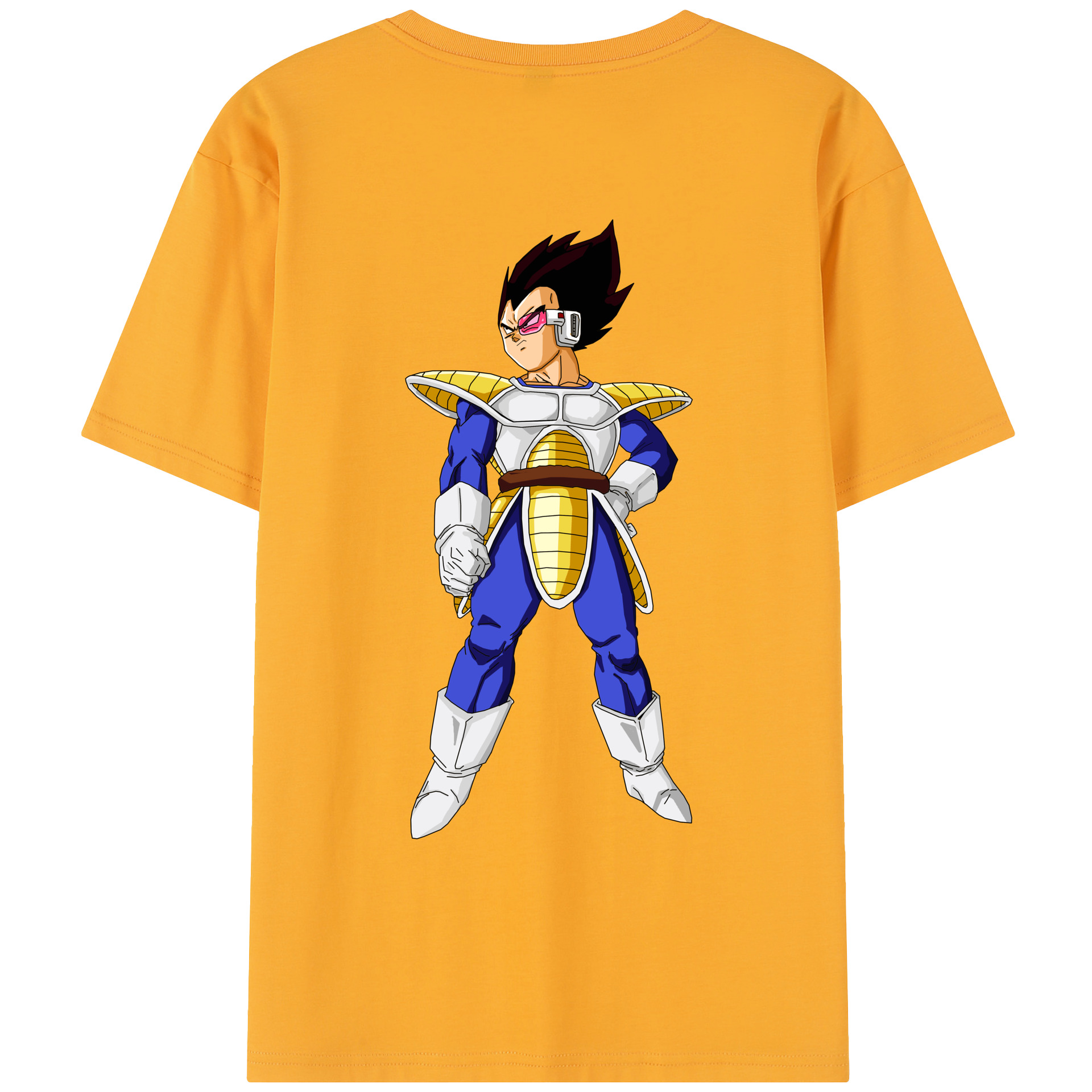 （画像用） ドラゴンボール ベジータ四世（Bejīta Yonsei）DRAGON BALL Vegeta IV レディース半袖Tシャツ(バックプリント)
