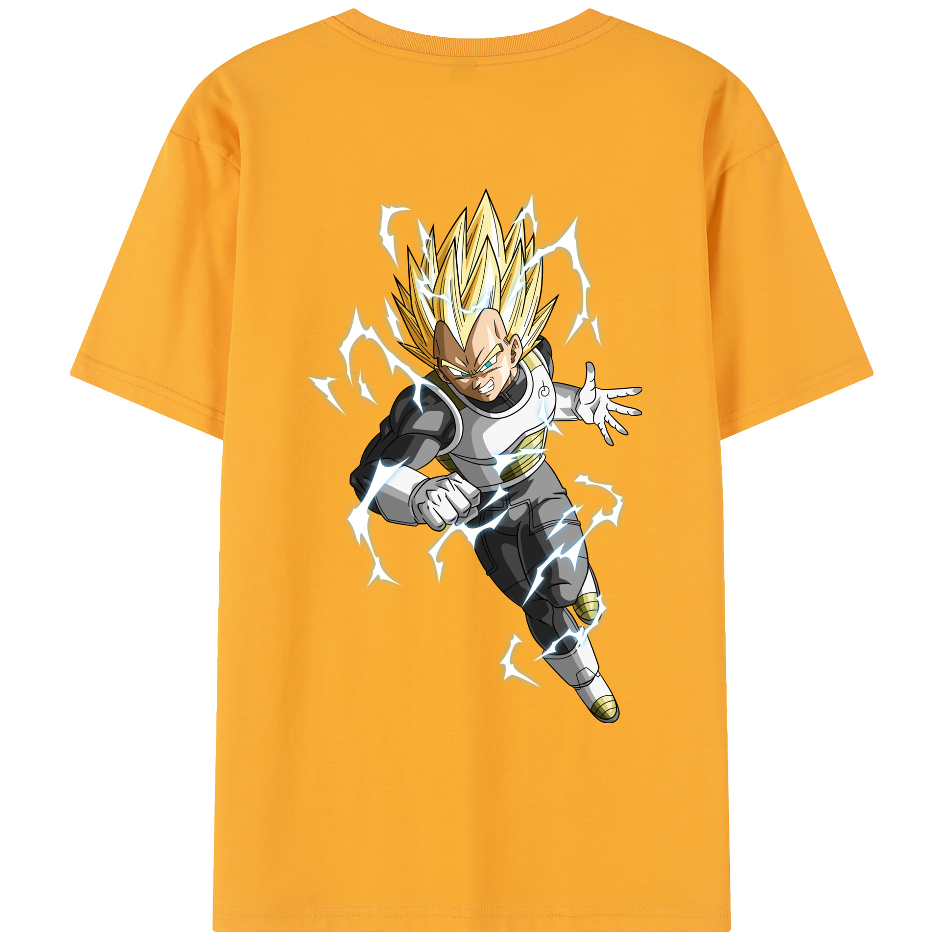 （画像用） ドラゴンボール ベジータ四世（Bejīta Yonsei）DRAGON BALL Vegeta IV レディース半袖Tシャツ(バックプリント)