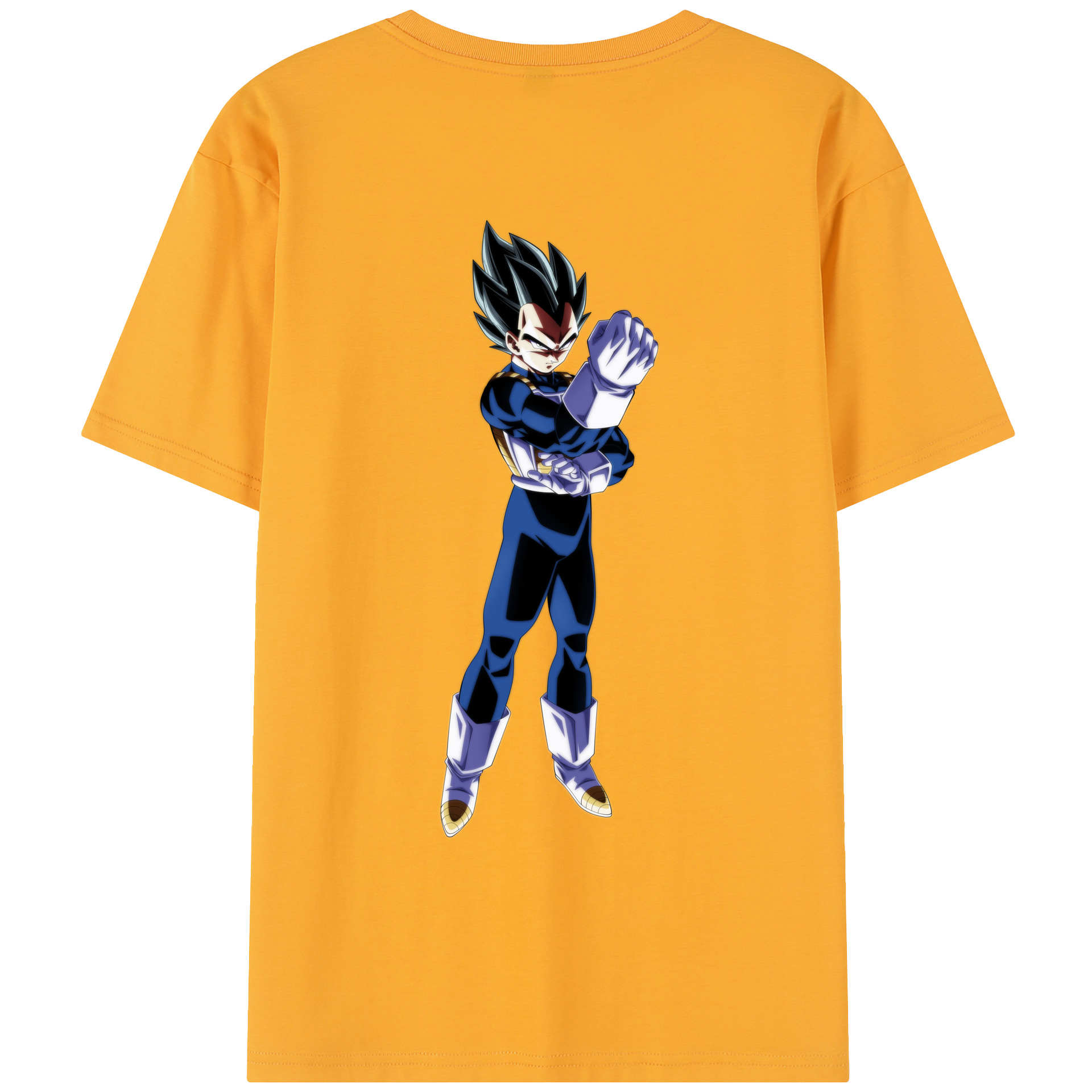 （画像用） ドラゴンボール ベジータ四世（Bejīta Yonsei）DRAGON BALL Vegeta IV レディース半袖Tシャツ(バックプリント)