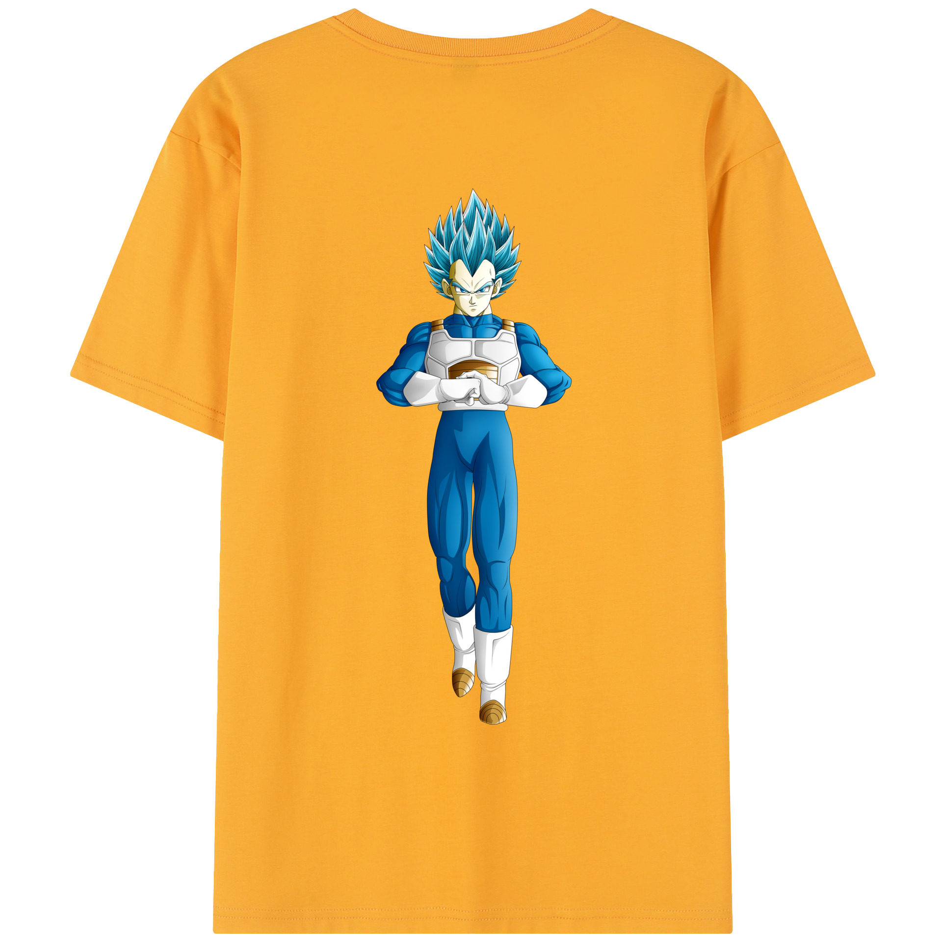 （画像用） ドラゴンボール ベジータ四世（Bejīta Yonsei）DRAGON BALL Vegeta IV レディース半袖Tシャツ(バックプリント)